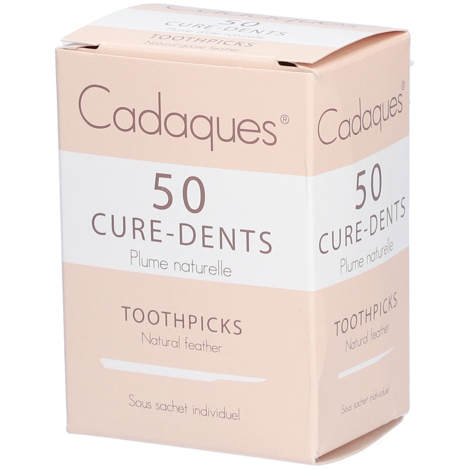 CADAQUES - Cure-dents en plume d'oie véritable, stérile.  - bt 50