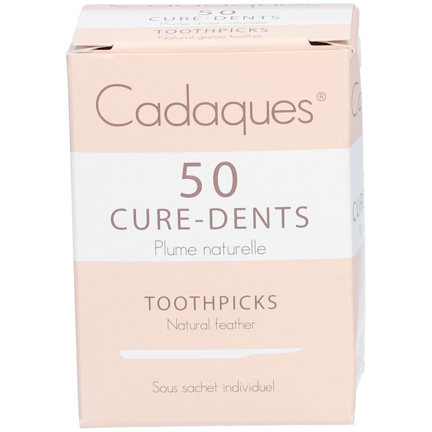 CADAQUES - Cure-dents en plume d'oie véritable, stérile.  - bt 50