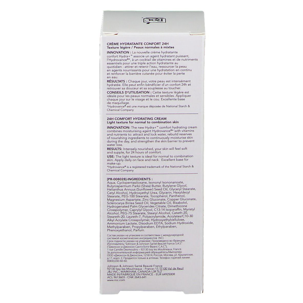 RoC® HYDRA+™ Crème Hydratante Confort 24h
