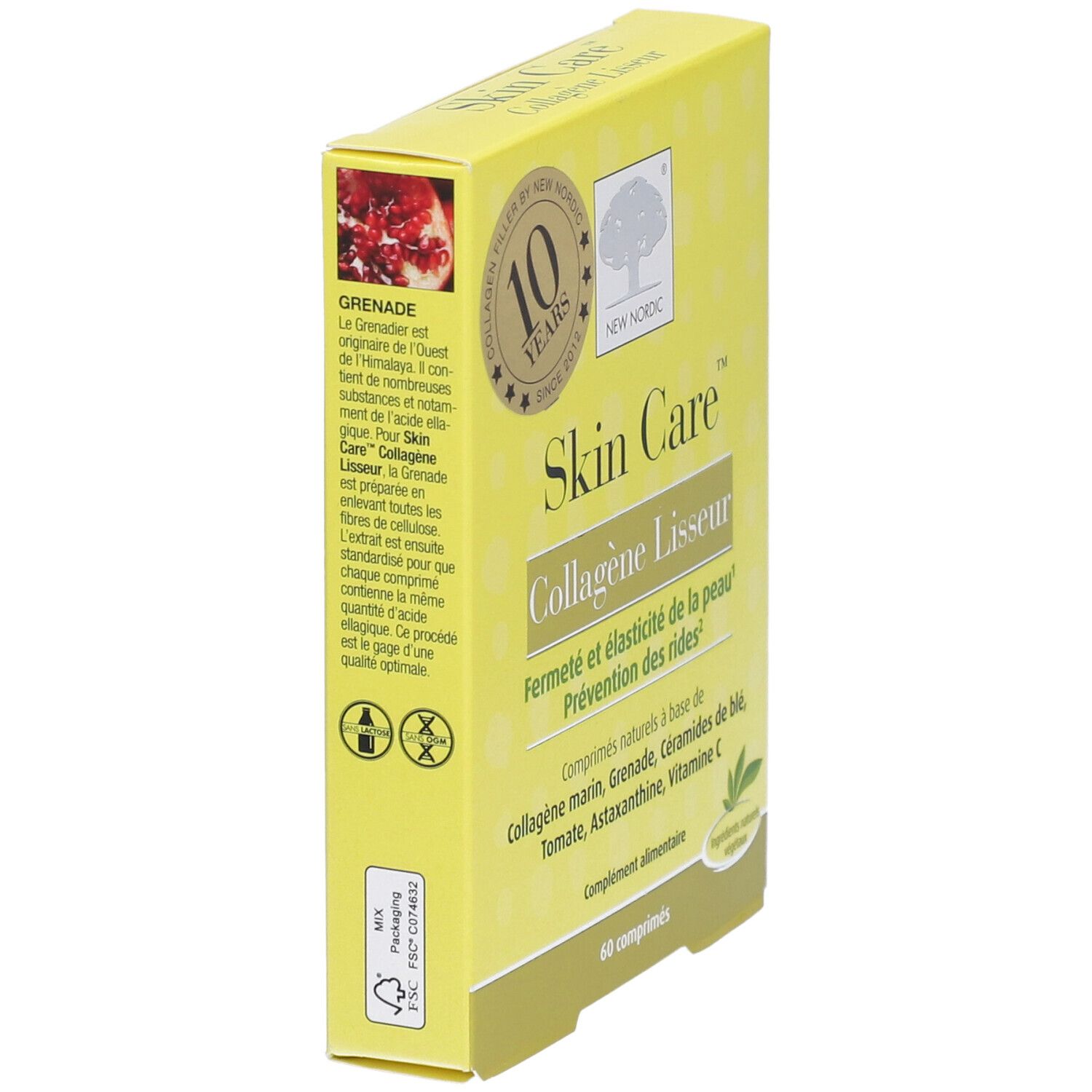 SKIN CARE COLLAGÈNE LISSEUR - Comprimé, complément alimentaire à base de plantes, collagèn