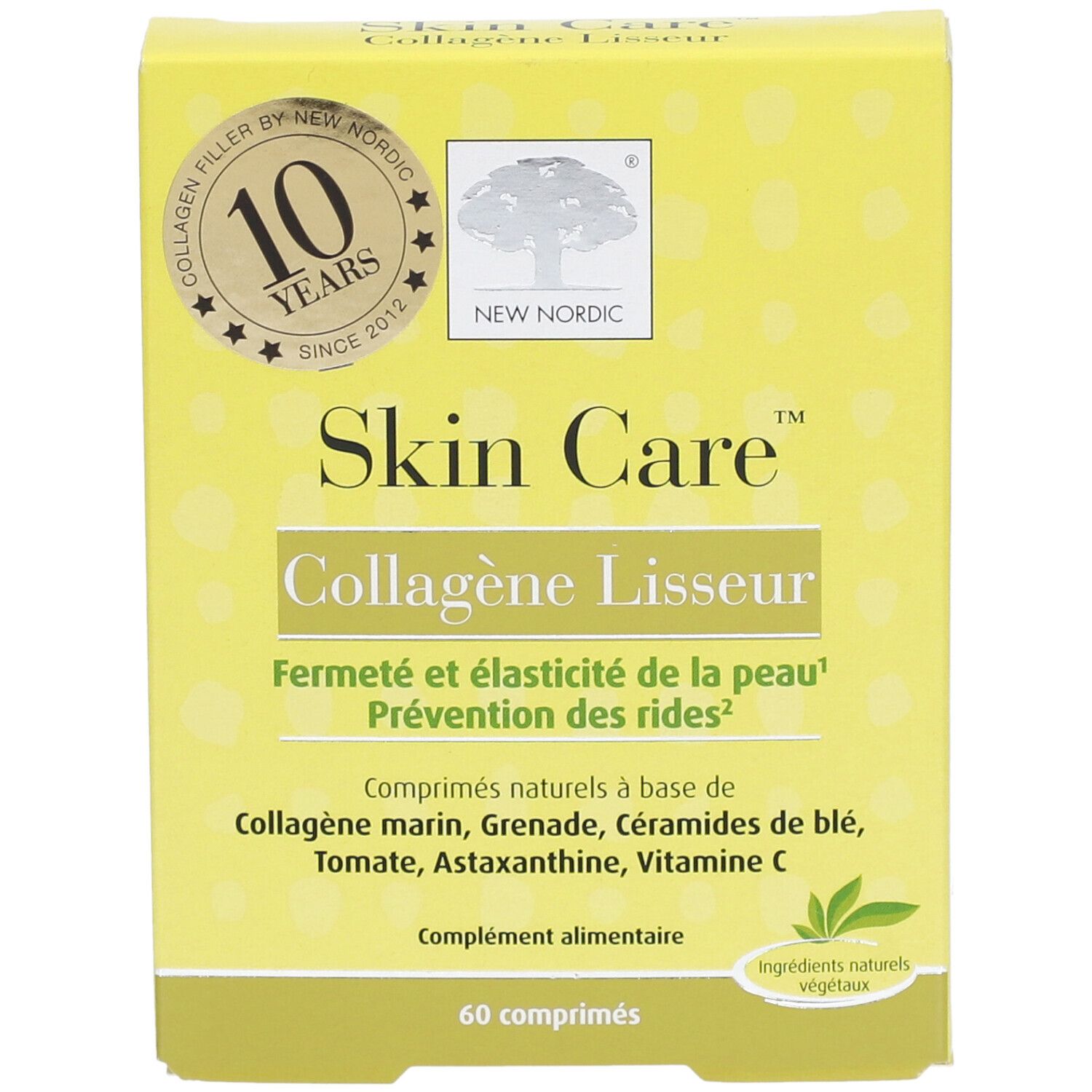 SKIN CARE COLLAGÈNE LISSEUR - Comprimé, complément alimentaire à base de plantes, collagèn