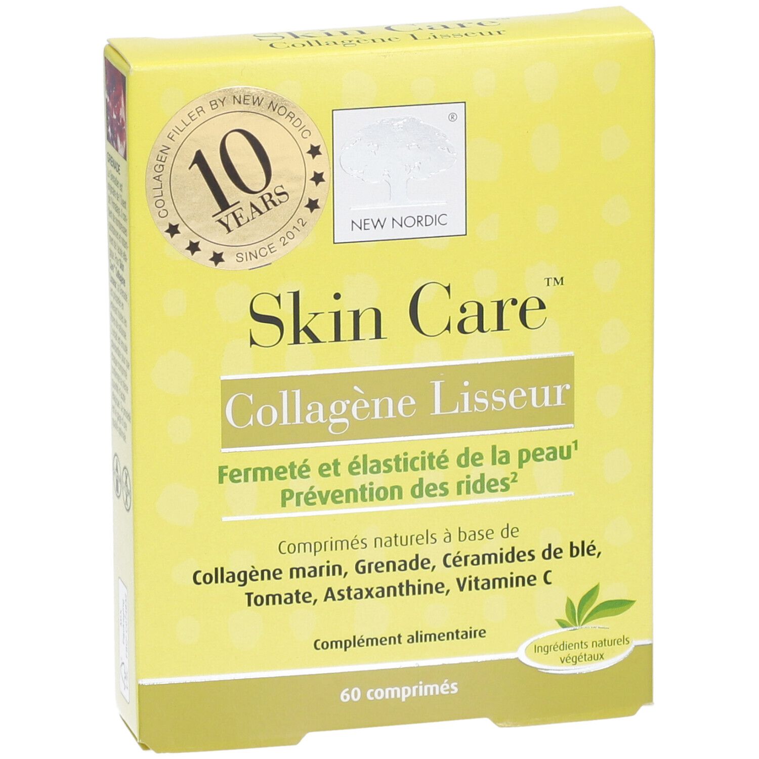 SKIN CARE COLLAGÈNE LISSEUR - Comprimé, complément alimentaire à base de plantes, collagèn