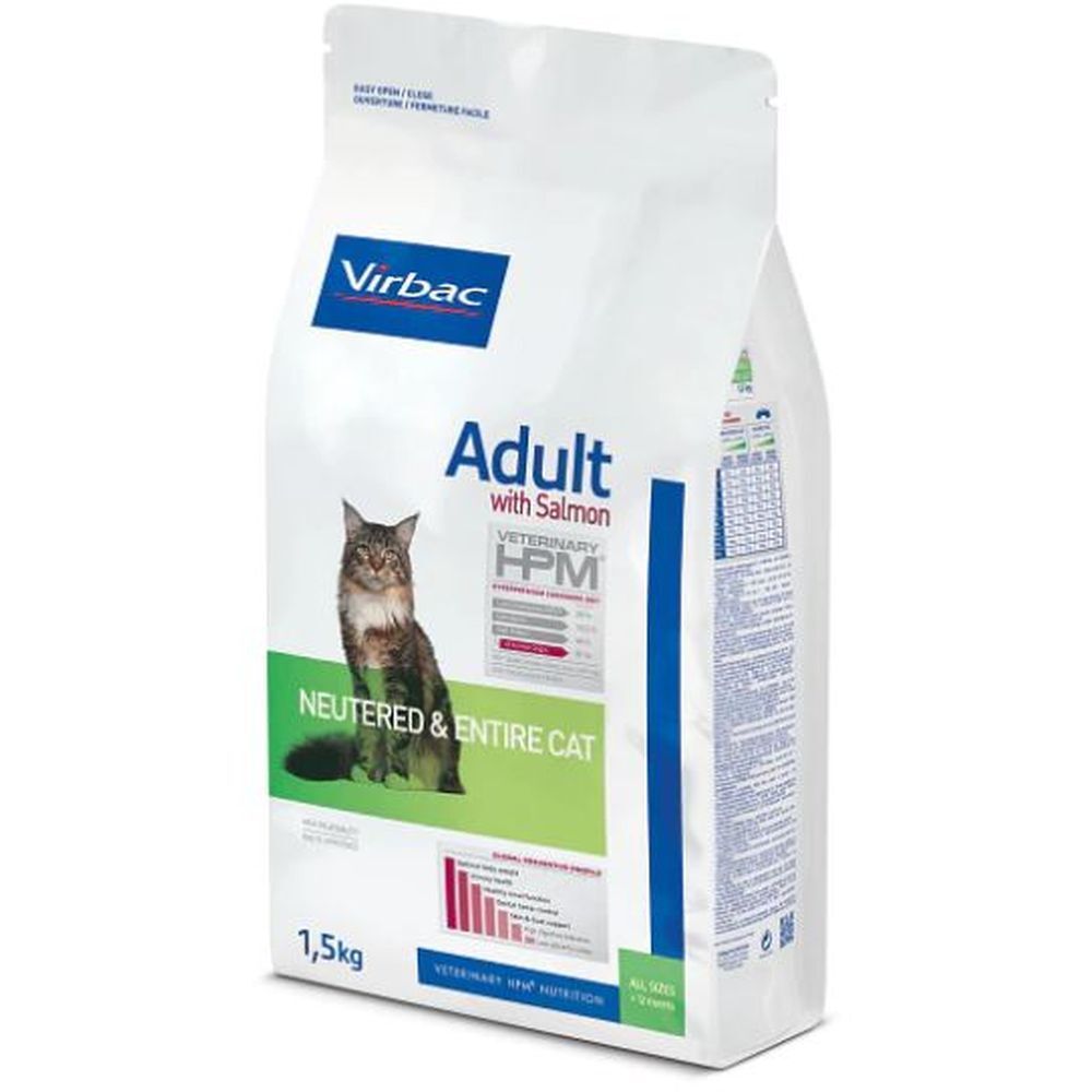 VIRBAC VETERINARY HPM® Chat adulte castré & entier - Saumon