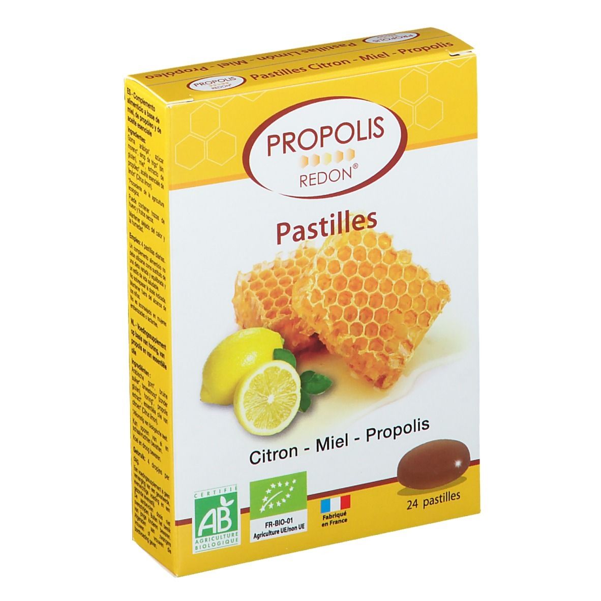 Propolis Redon® Pastilles Citron, Miel et Propolis
