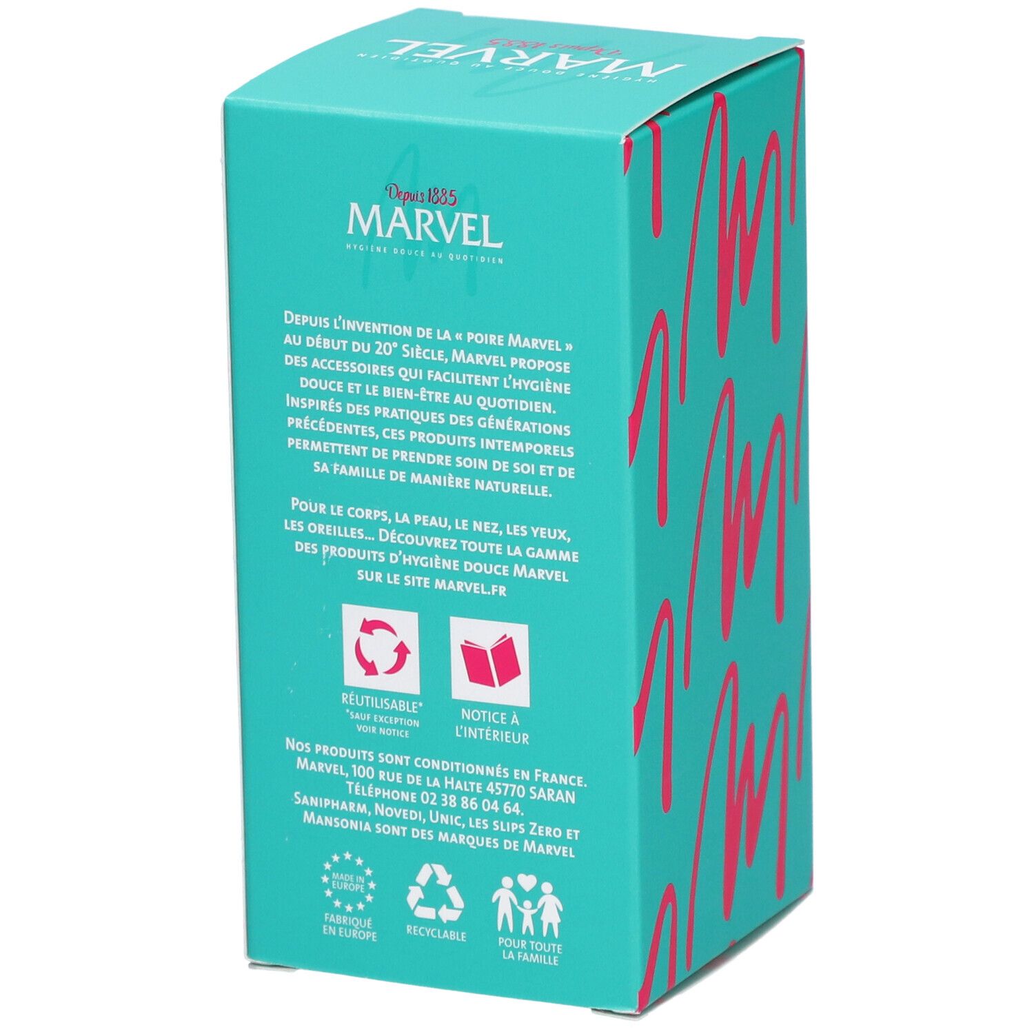 MARVEL - Mouche-bébé par aspiration, poire souple avec embout nasal