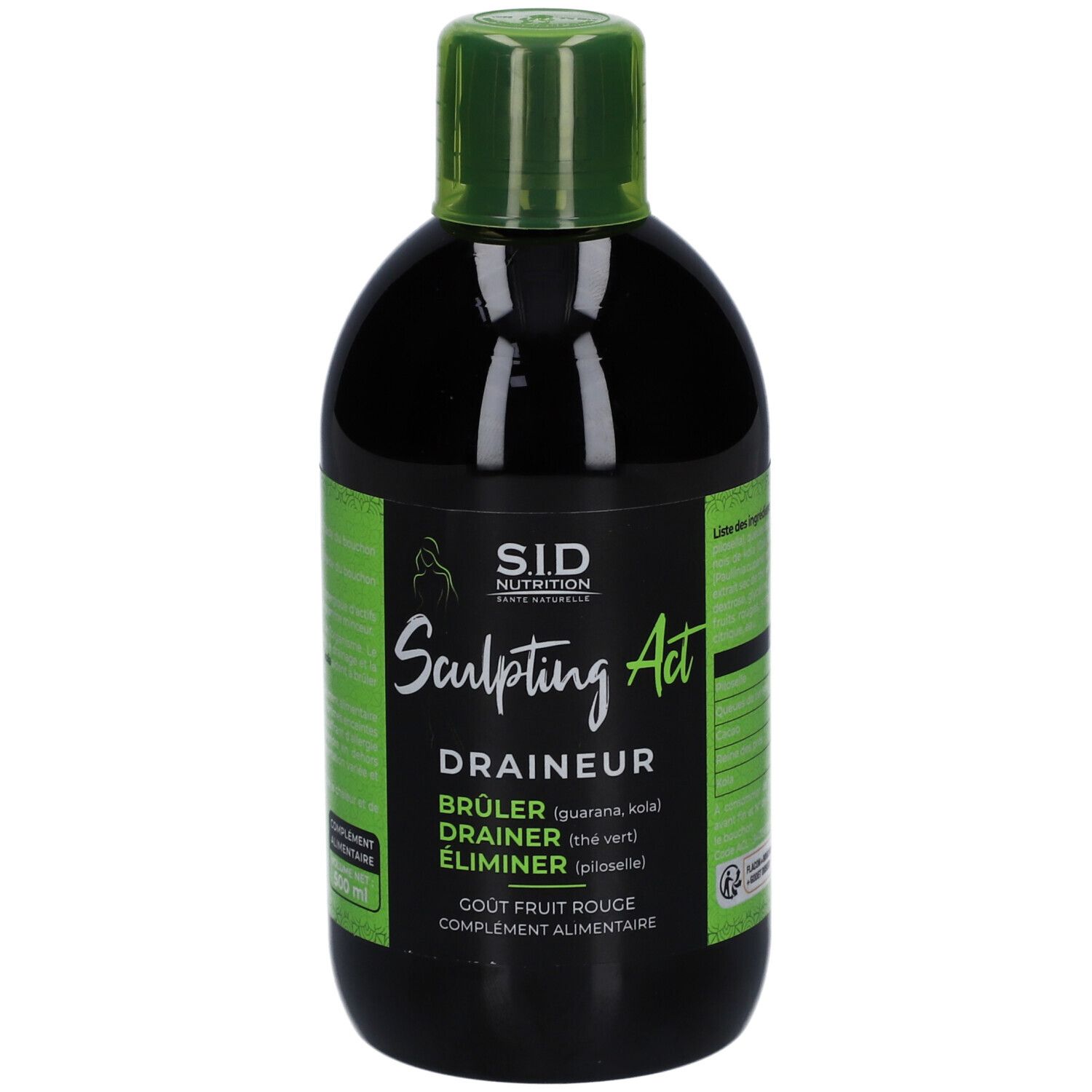 S.I.D Nutrition Sculpting Act Draineur Goût Fruit Rouge