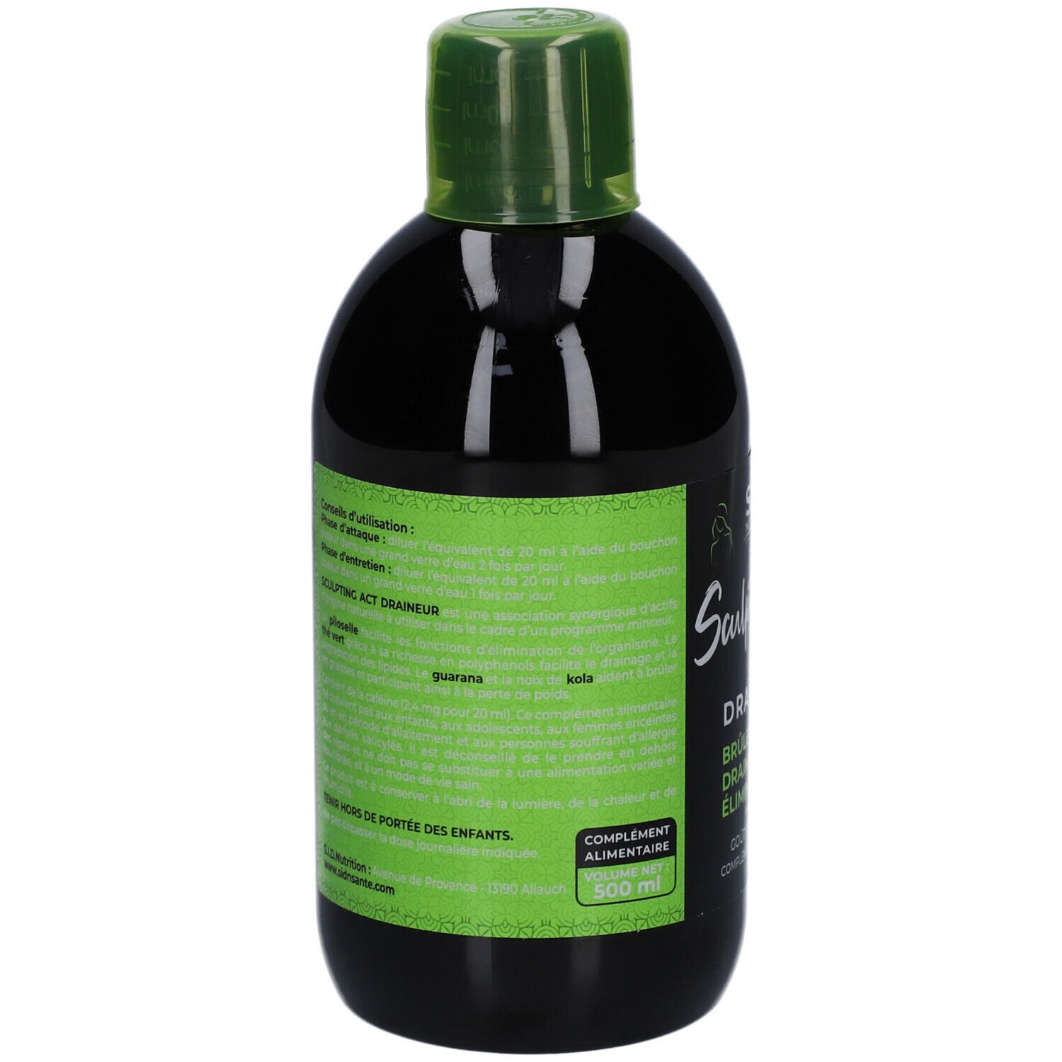 S.I.D Nutrition Sculpting Act Draineur Goût Fruit Rouge