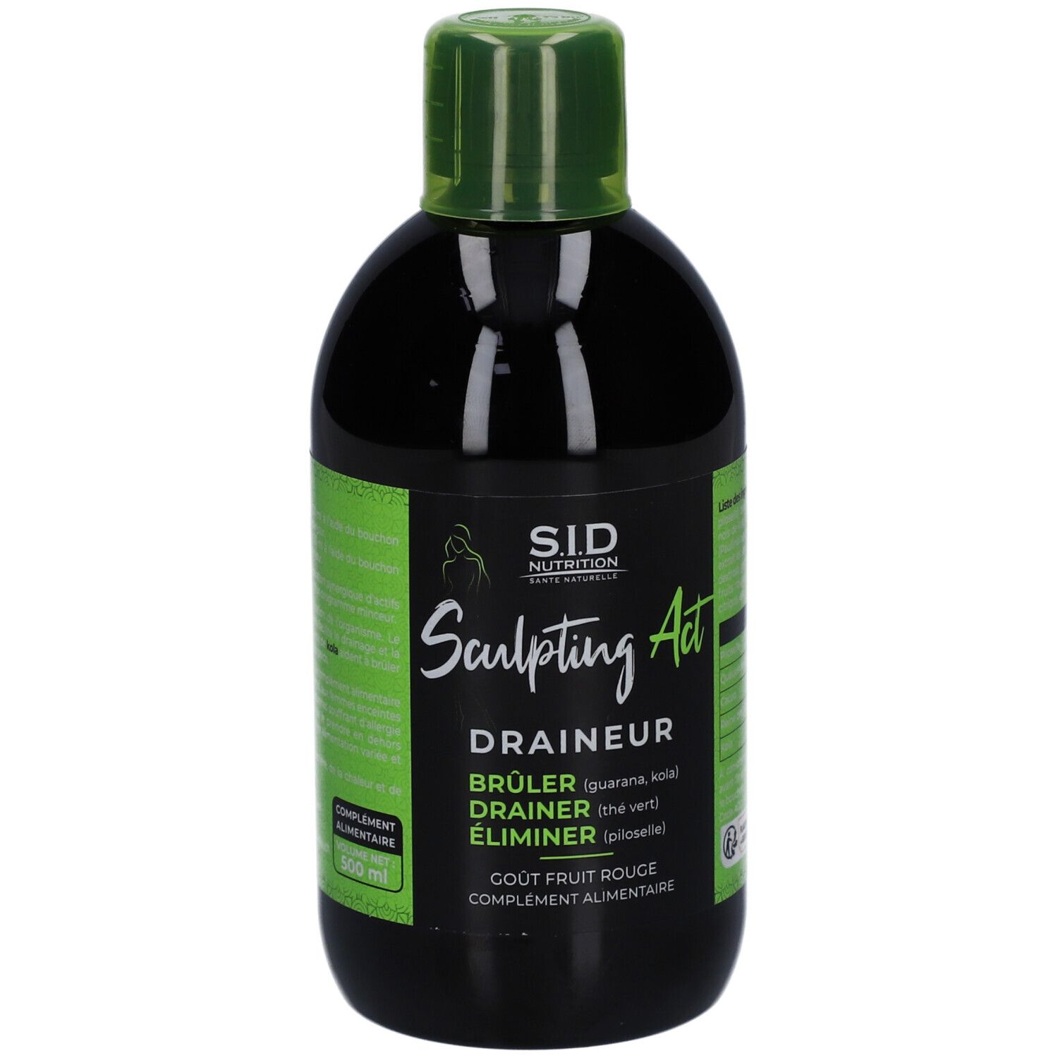 S.I.D Nutrition Sculpting Act Draineur Goût Fruit Rouge