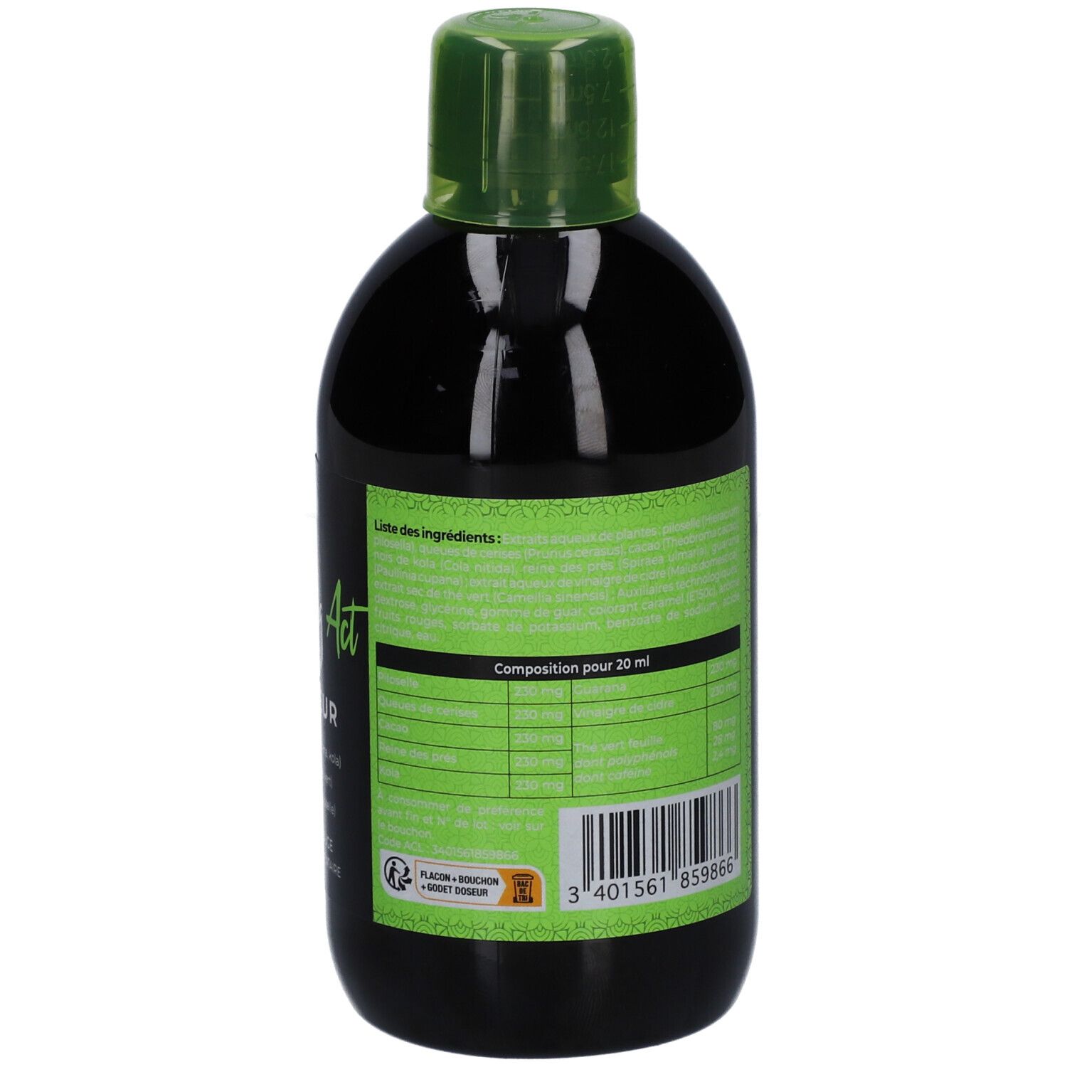 S.I.D Nutrition Sculpting Act Draineur Goût Fruit Rouge