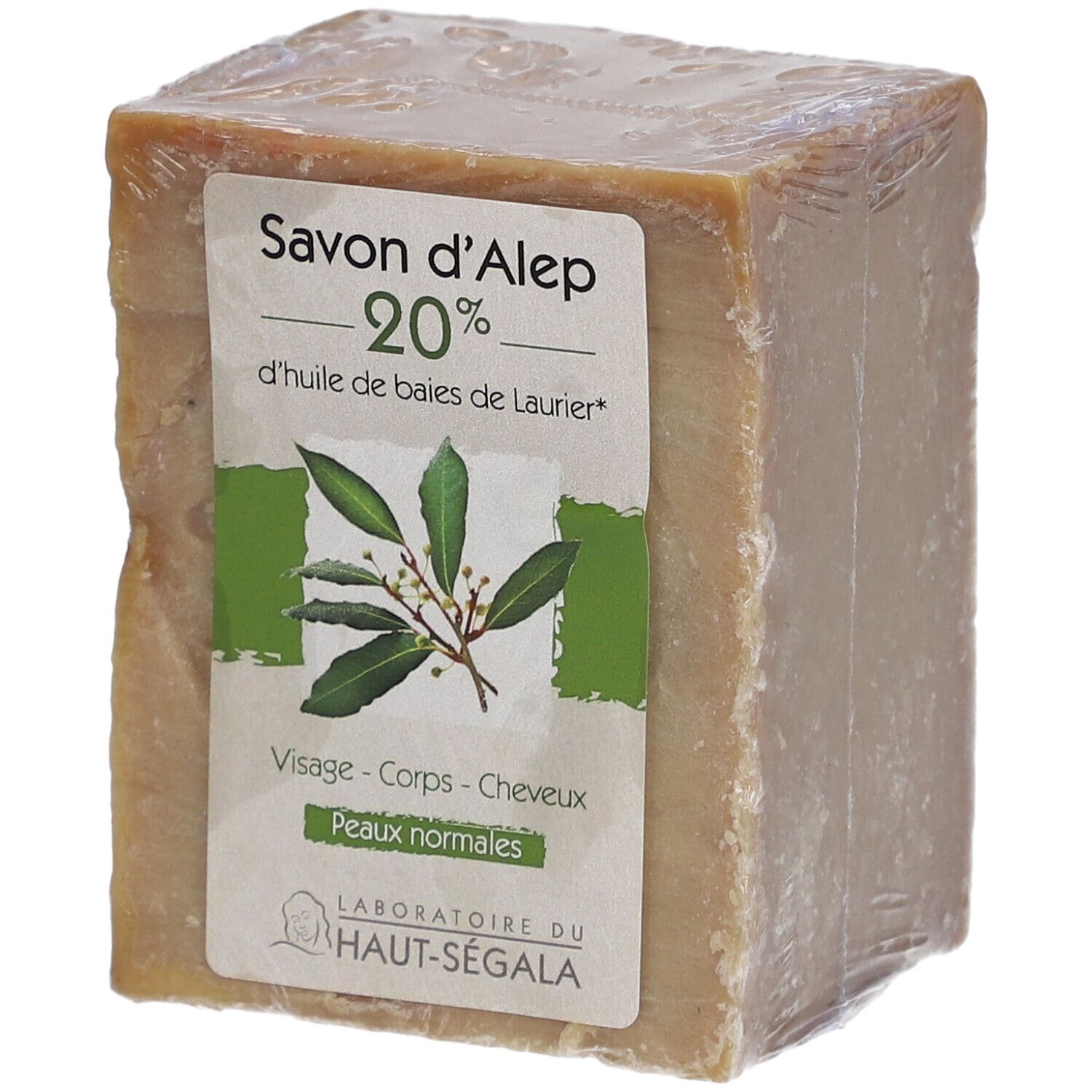 Laboratoire du Haut-Ségala Savon d'Alep 20% Baies de Laurier