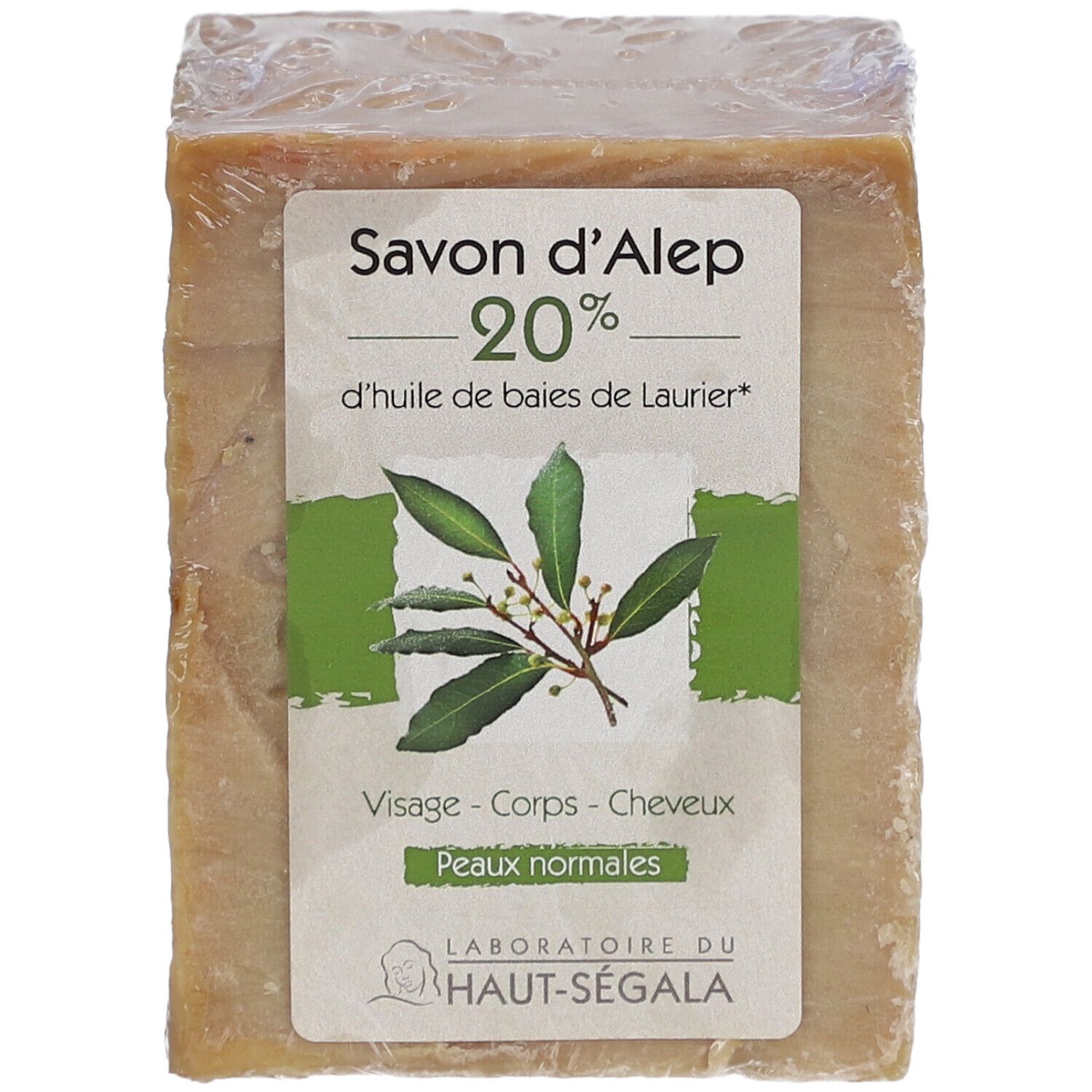Laboratoire du Haut-Ségala Savon d'Alep 20% Baies de Laurier