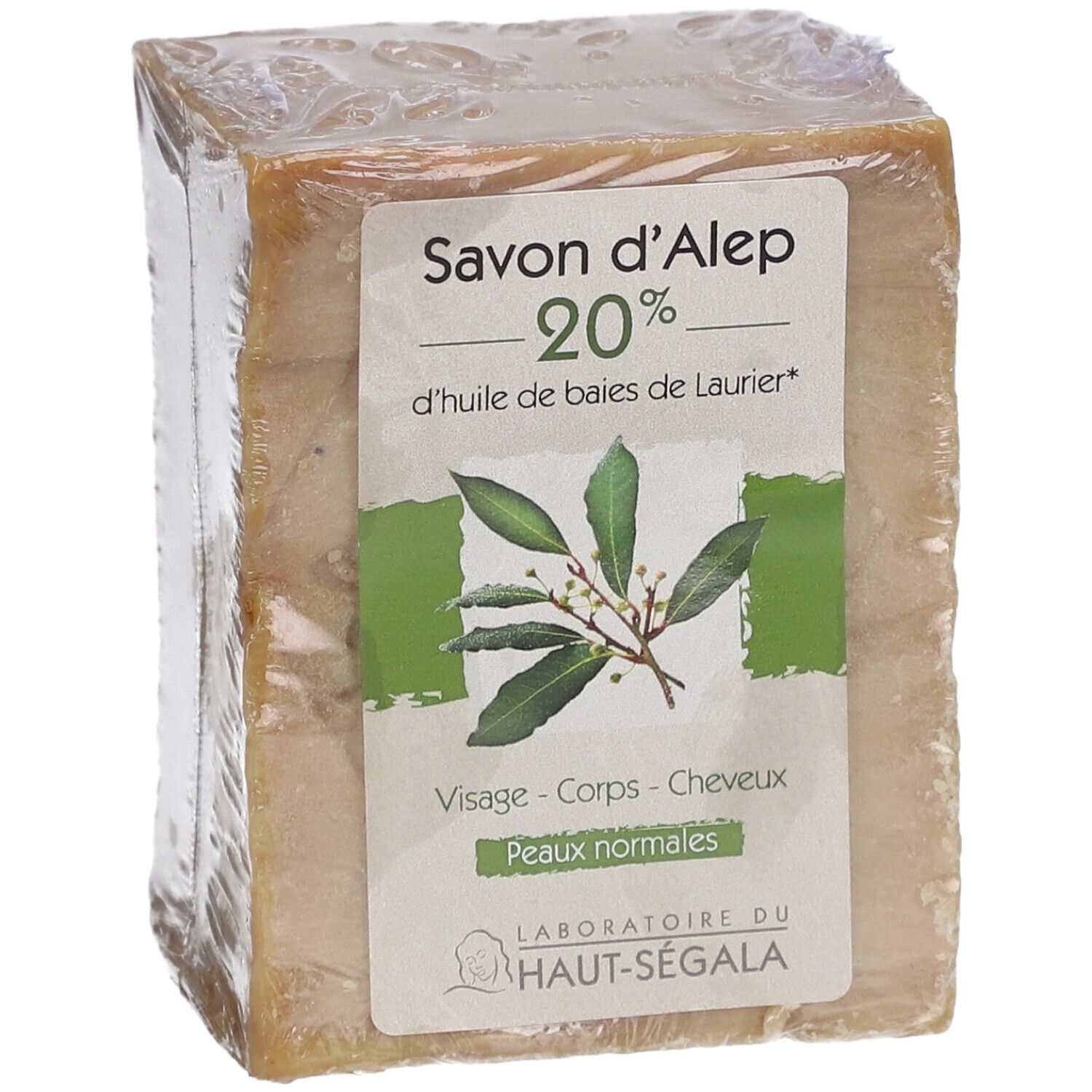 Laboratoire du Haut-Ségala Savon d'Alep 20% Baies de Laurier