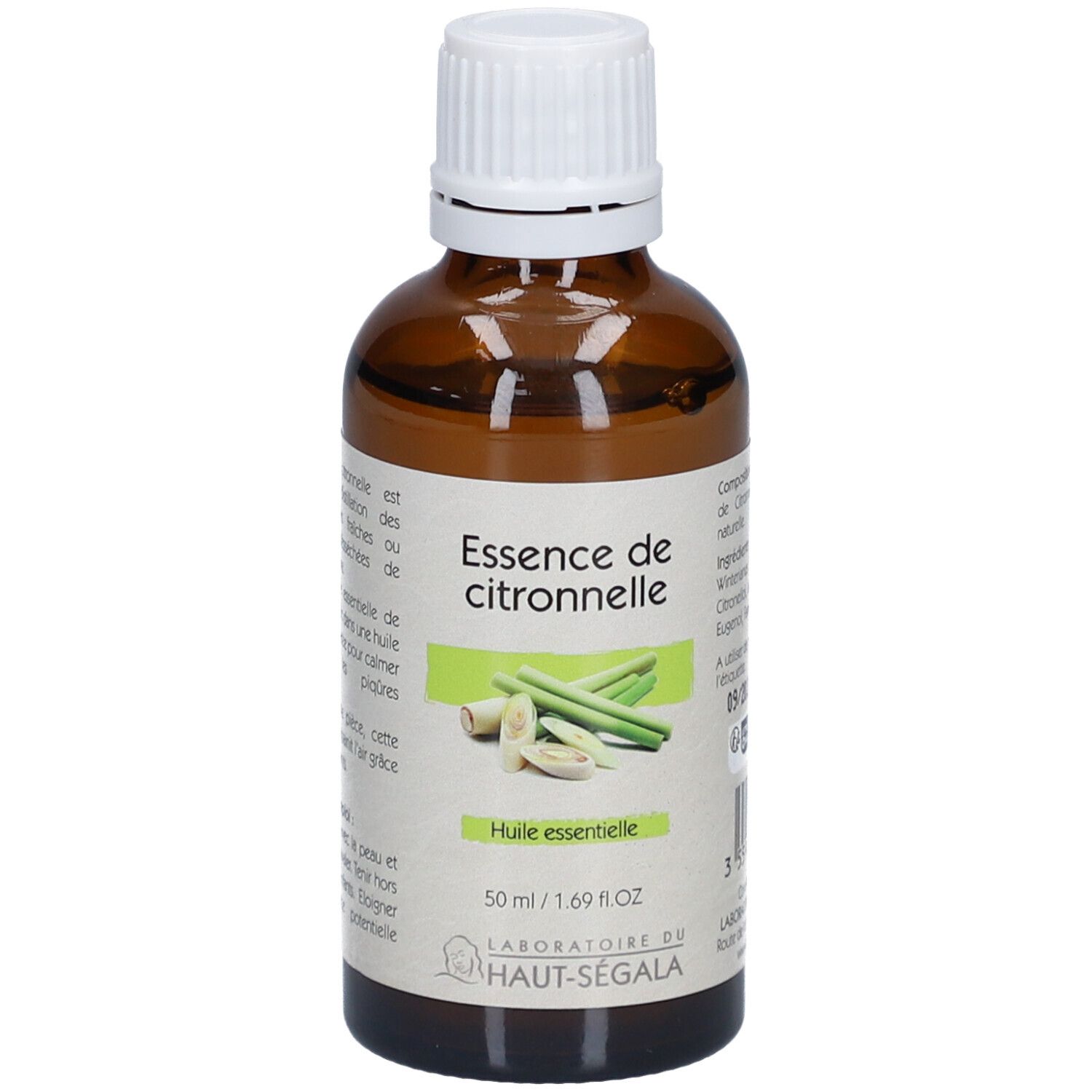 Laboratoire du Haut-Ségala Essence de Citronnelle Huile Essentielle