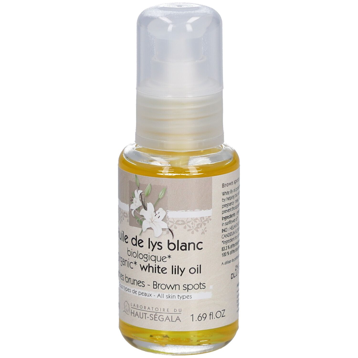 Laboratoire du Haut-Ségala Huile de Lys Blanc Bio