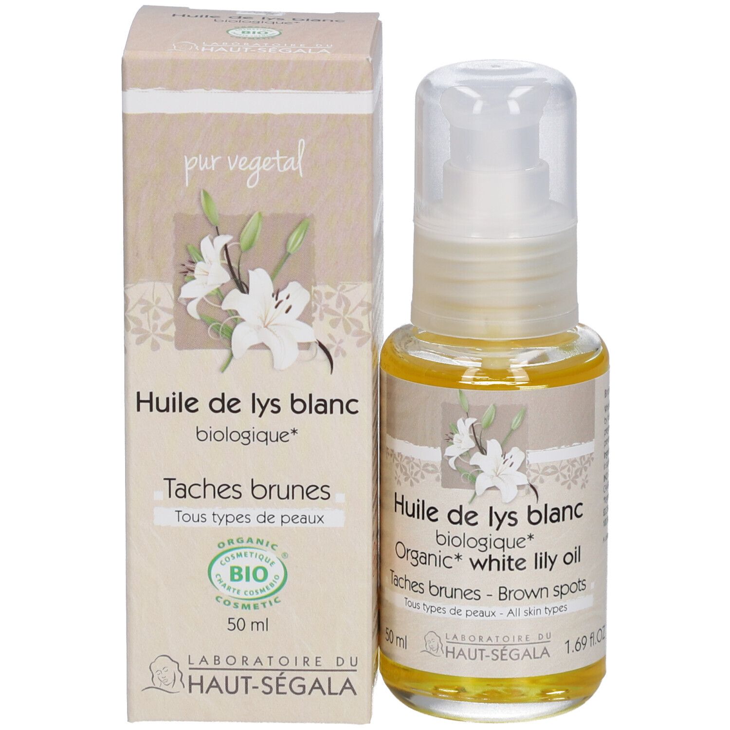 Laboratoire du Haut-Ségala Huile de Lys Blanc Bio