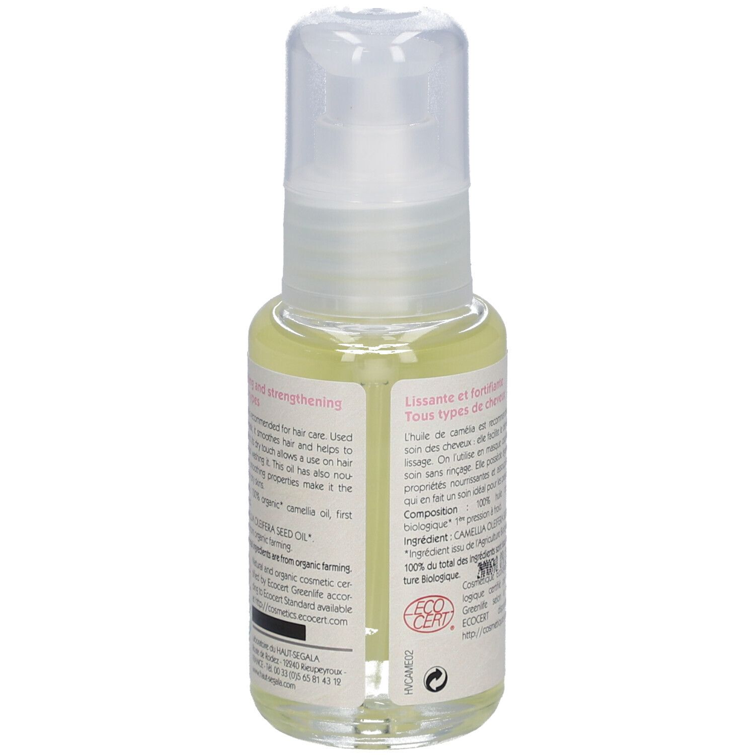 Laboratoire du Haut-Ségala Huile de Camélia Bio