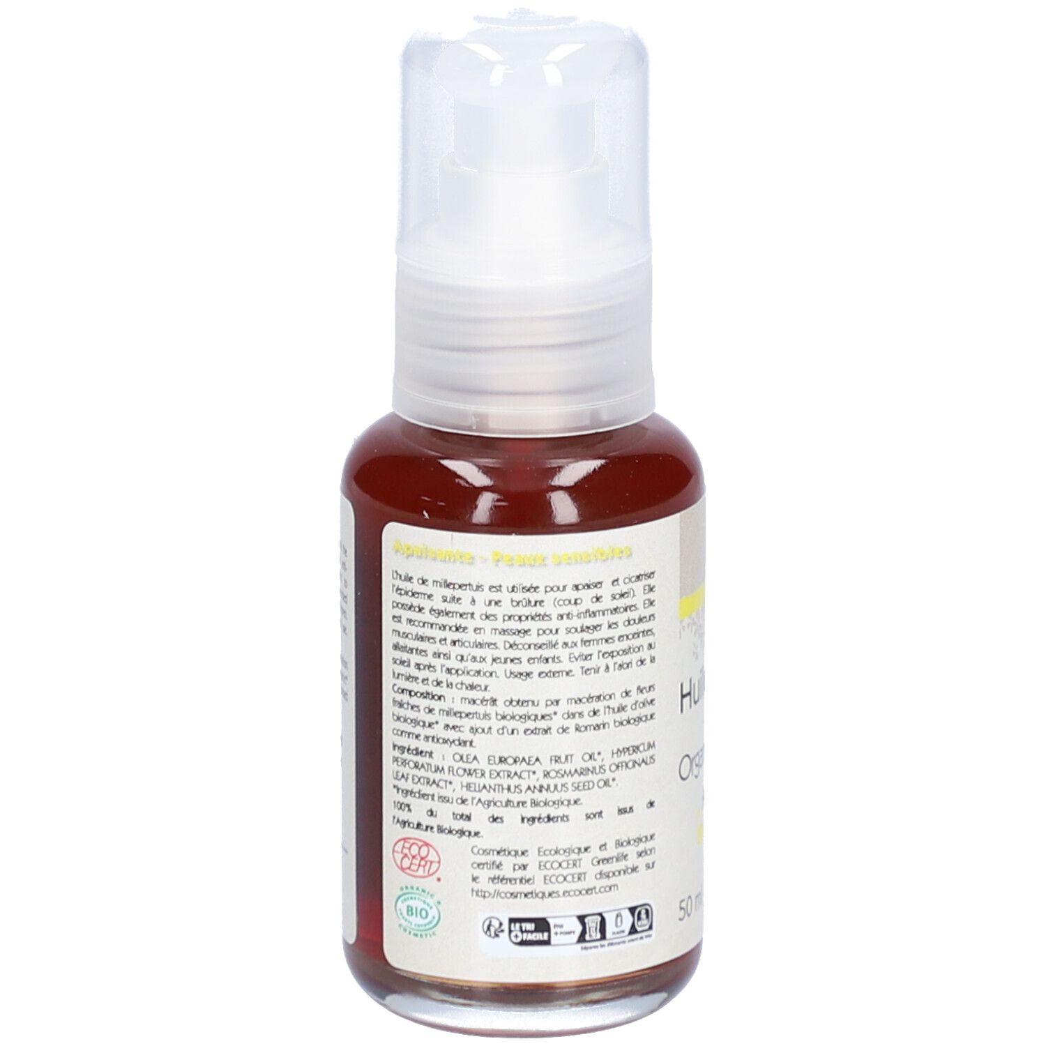 Laboratoire du Haut-Ségala Huile végétale de millepertuis Bio