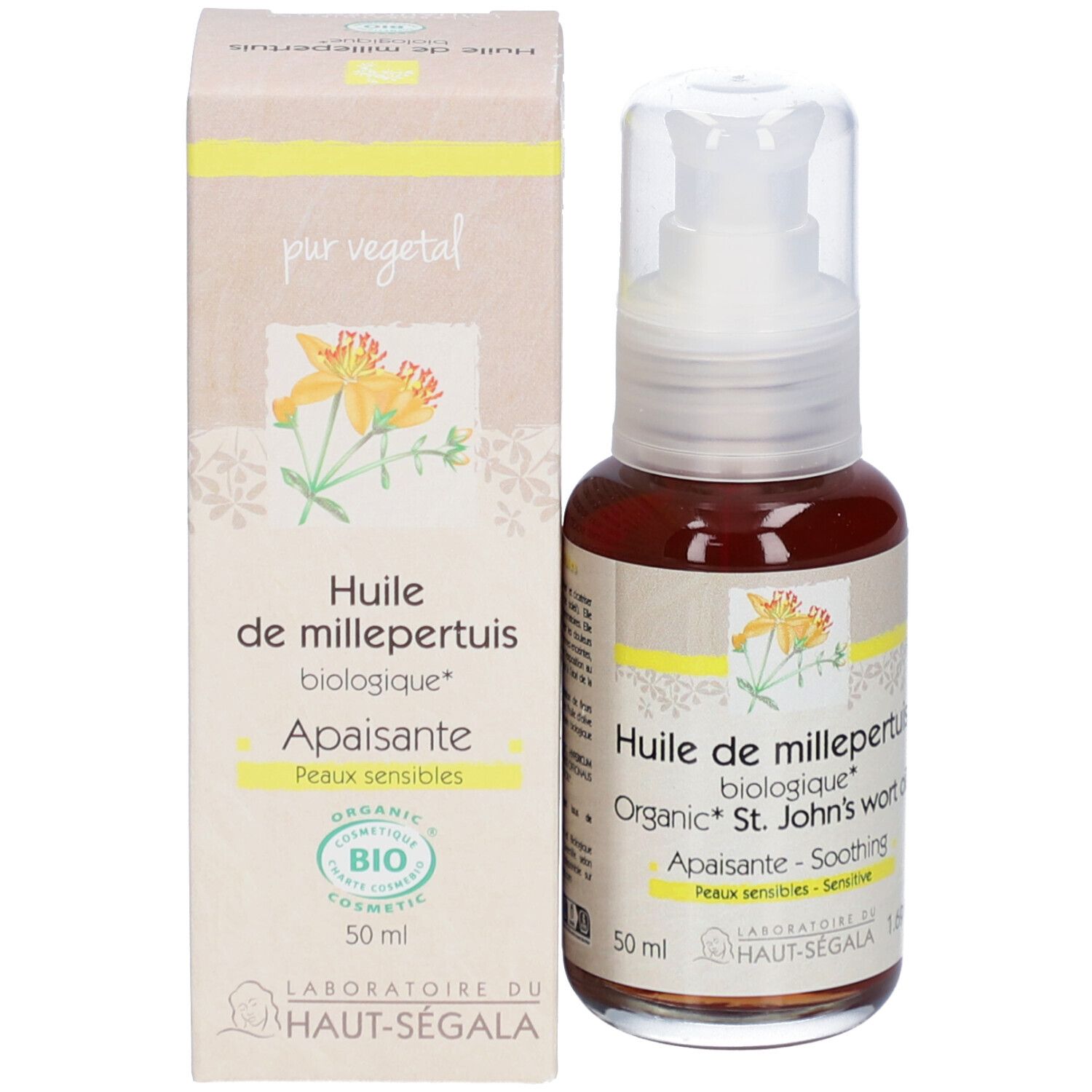 Laboratoire du Haut-Ségala Huile végétale de millepertuis Bio