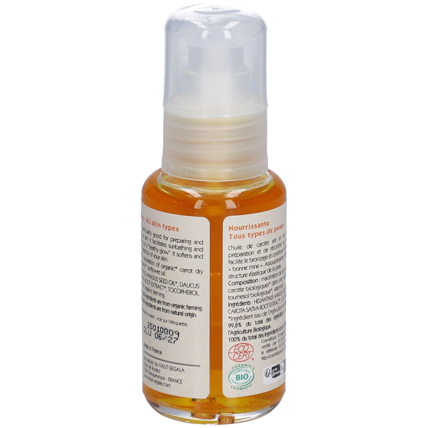 Laboratoire du Haut-Ségala Huile de Carotte Bio