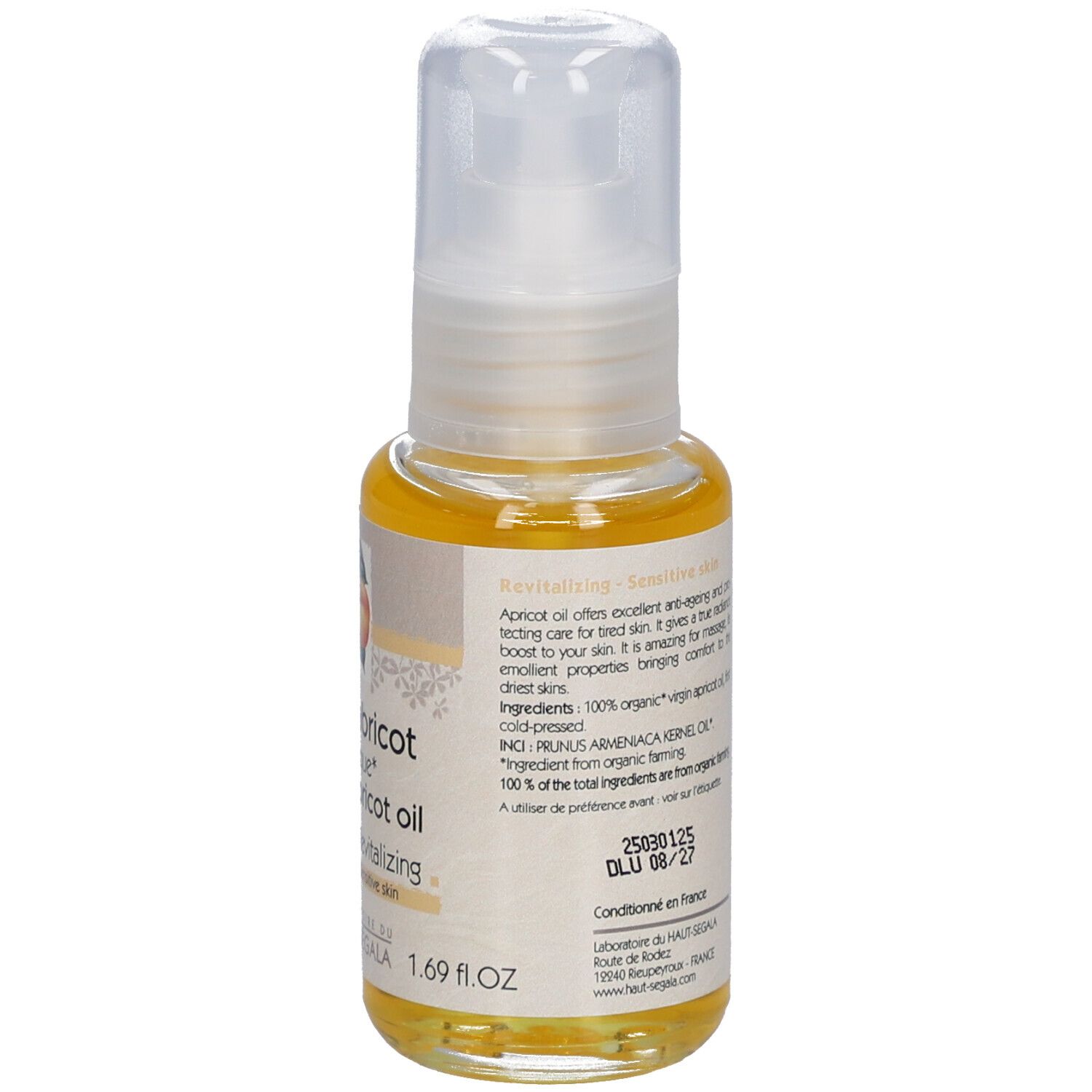 Laboratoire du Haut-Ségala Huile d'Abricot Bio