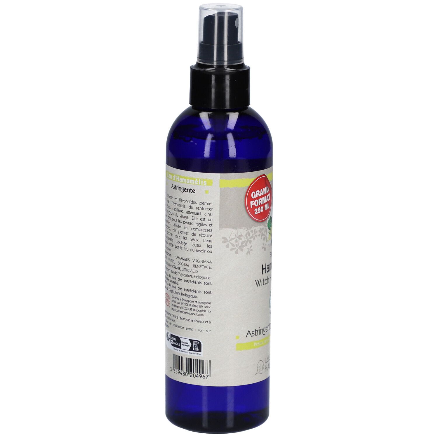 Laboratoire du Haut-Ségala Eau Florale d'Hamamélis Bio
