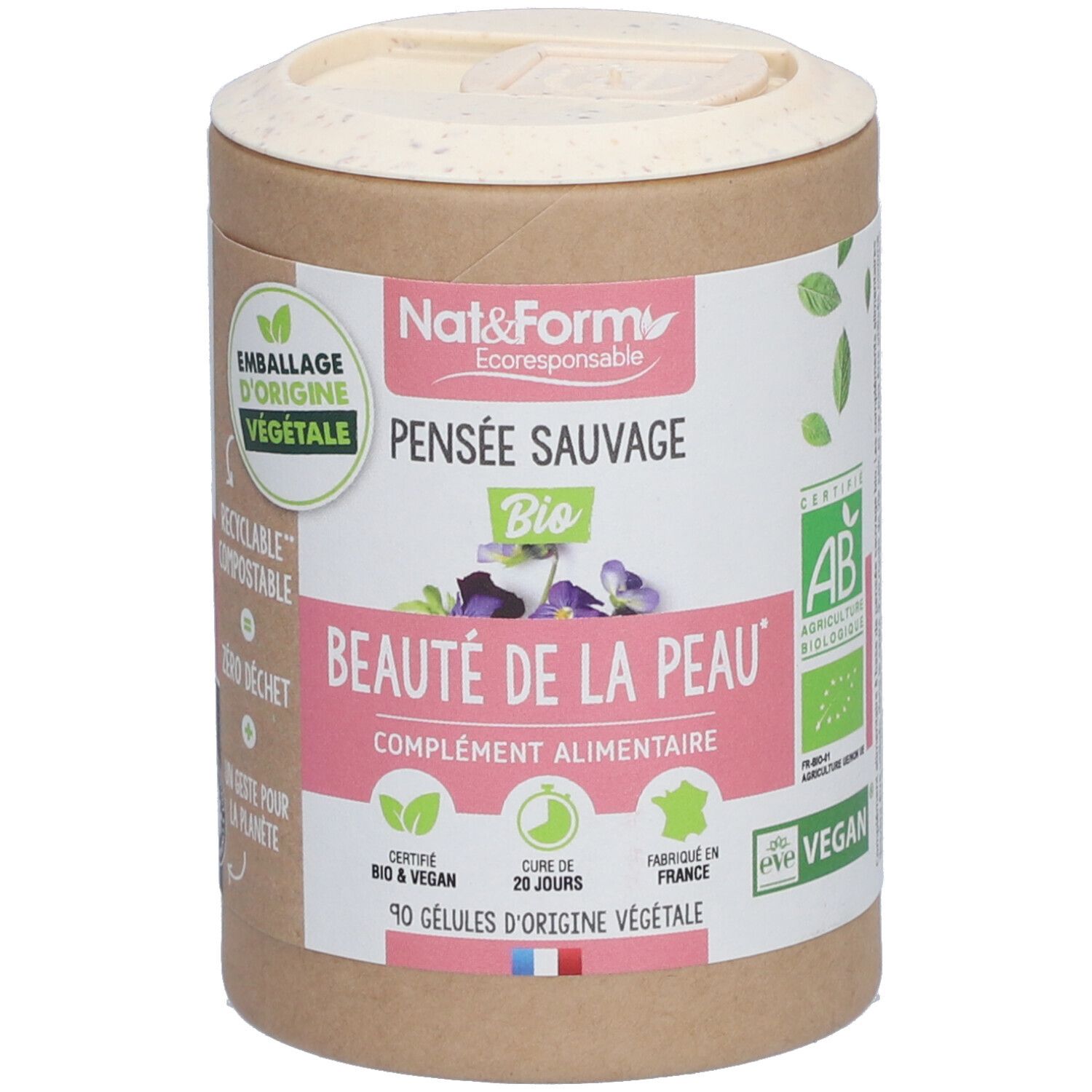 Nat&Form Pensée sauvage Bio en gélules