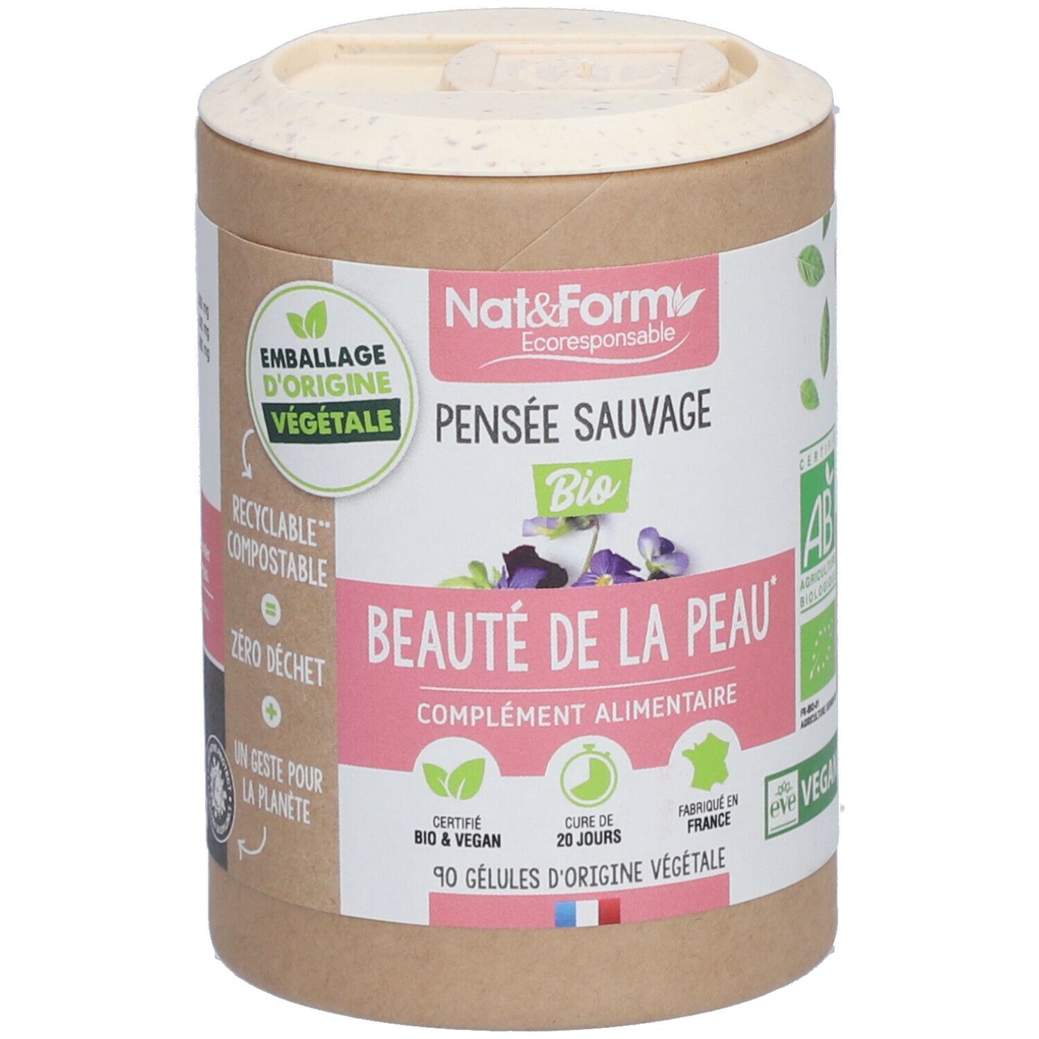 Nat&Form Pensée sauvage Bio en gélules