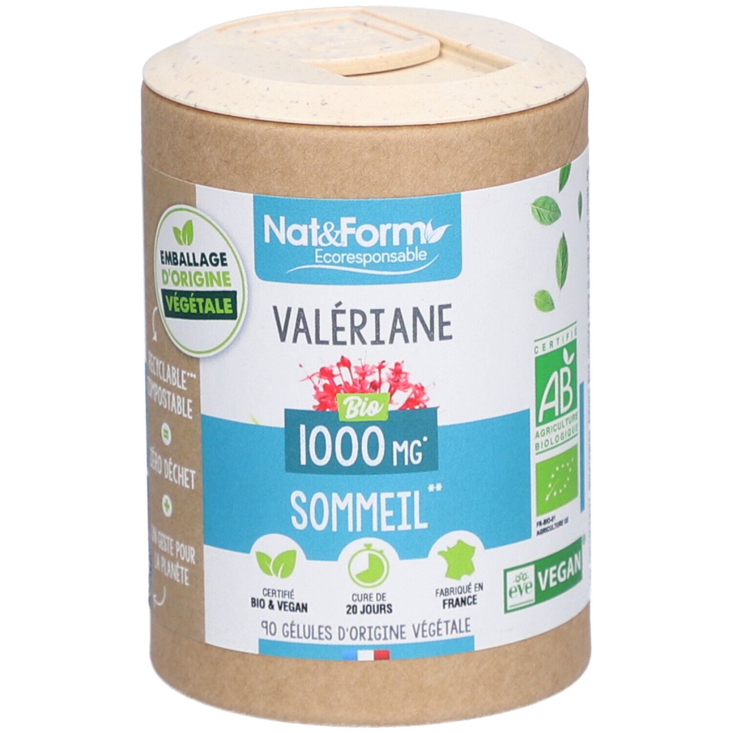 Nat&Form Valériane Bio Sommeil