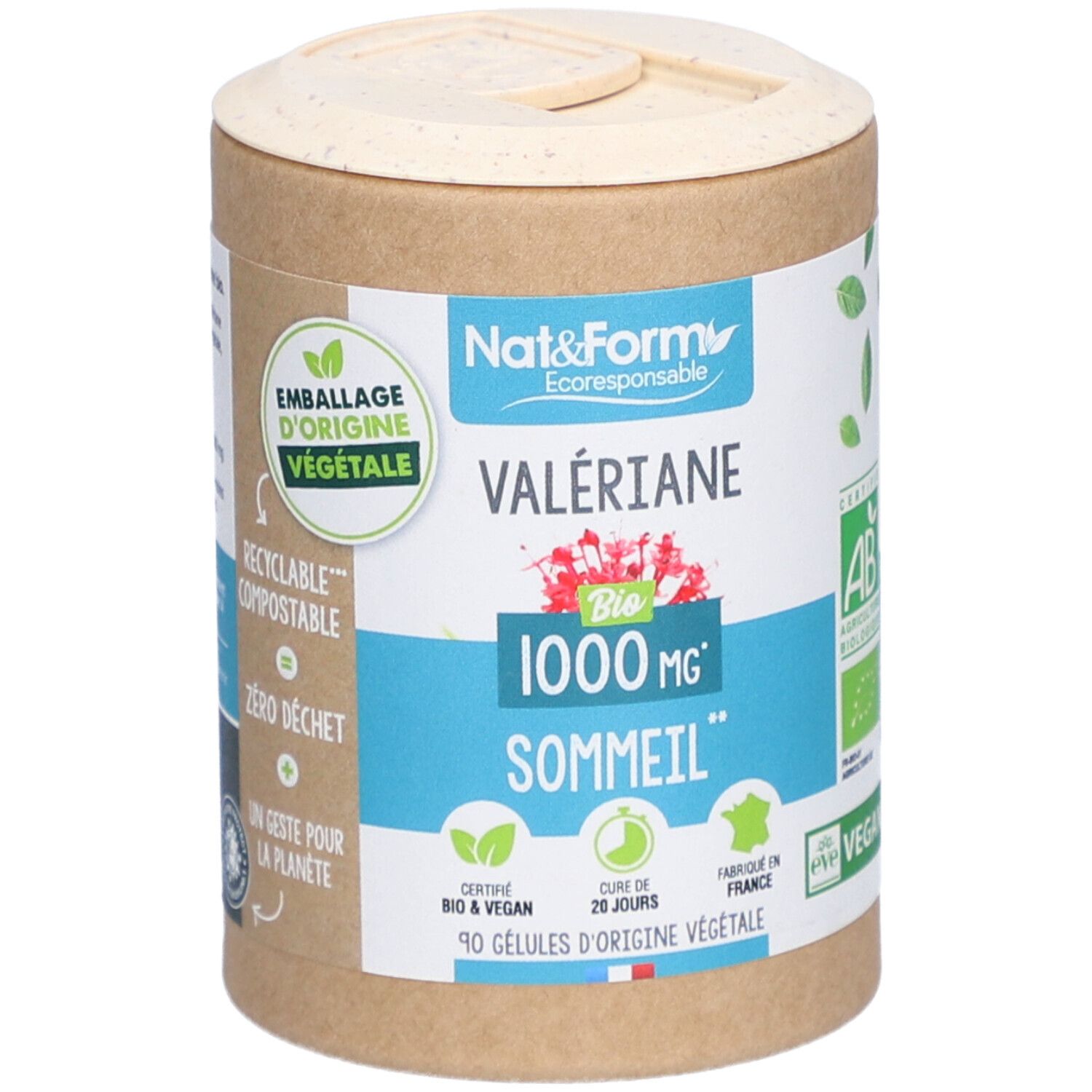 Nat&Form Valériane Bio Sommeil