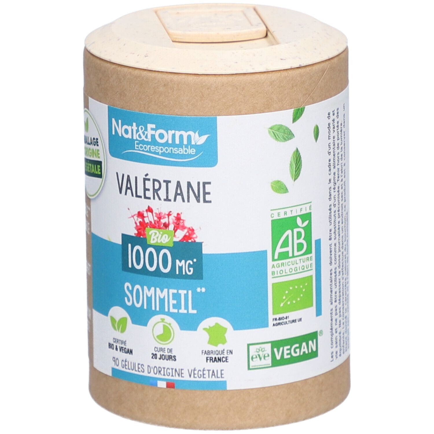 Nat&Form Valériane Bio Sommeil
