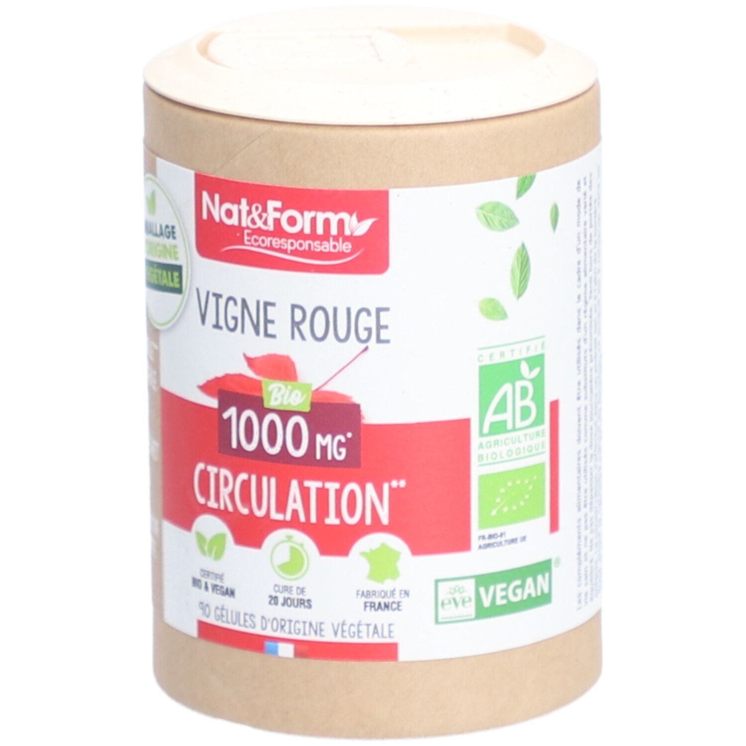 Nat&Form Vigne Rouge Bio Circulation