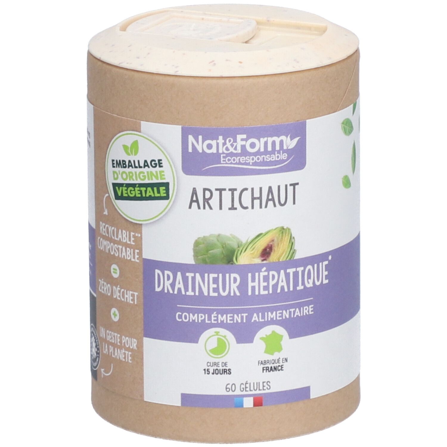 Nat&Form Artichaut Bio en gélules