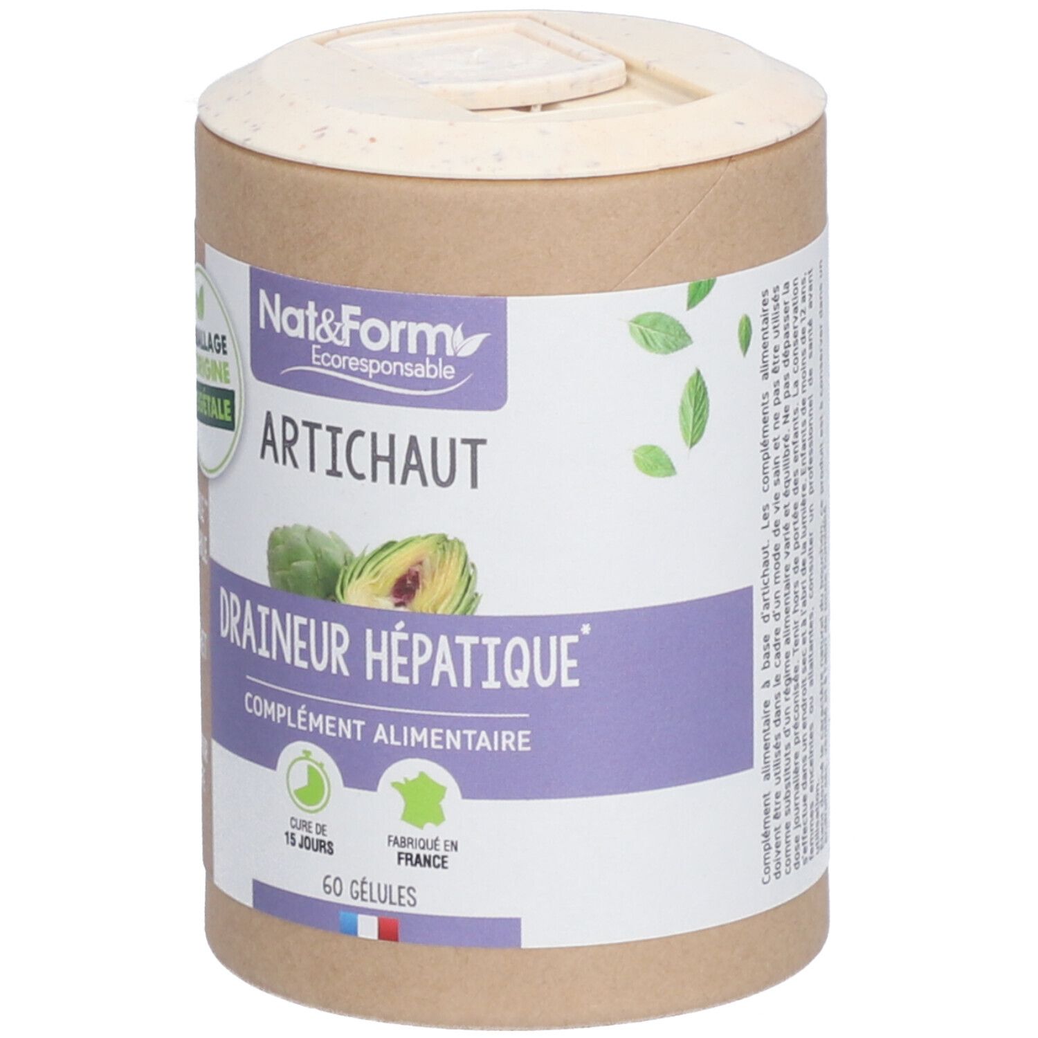 Nat&Form Artichaut Bio en gélules