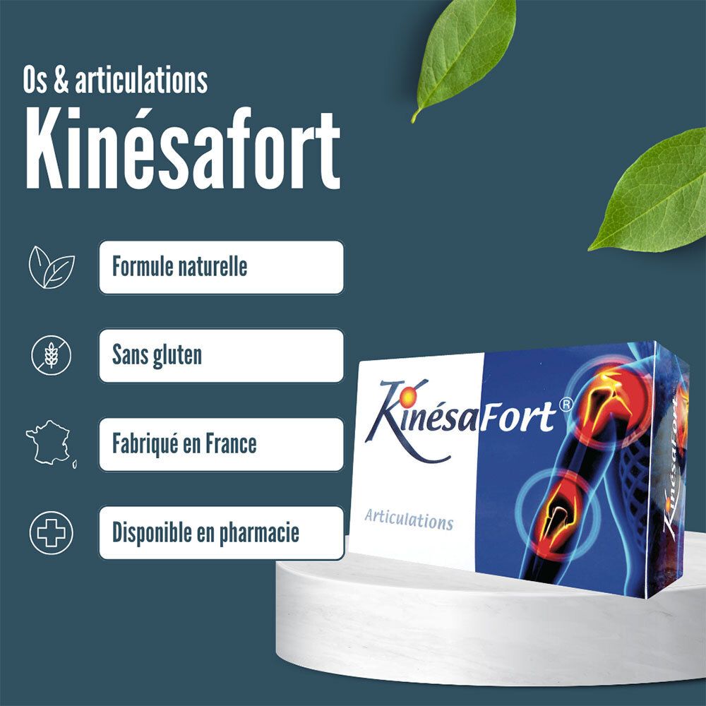KINÉSAFORT ARTICULATIONS - Gélule, complément alimentaire à visée articulaire.  - bt 60