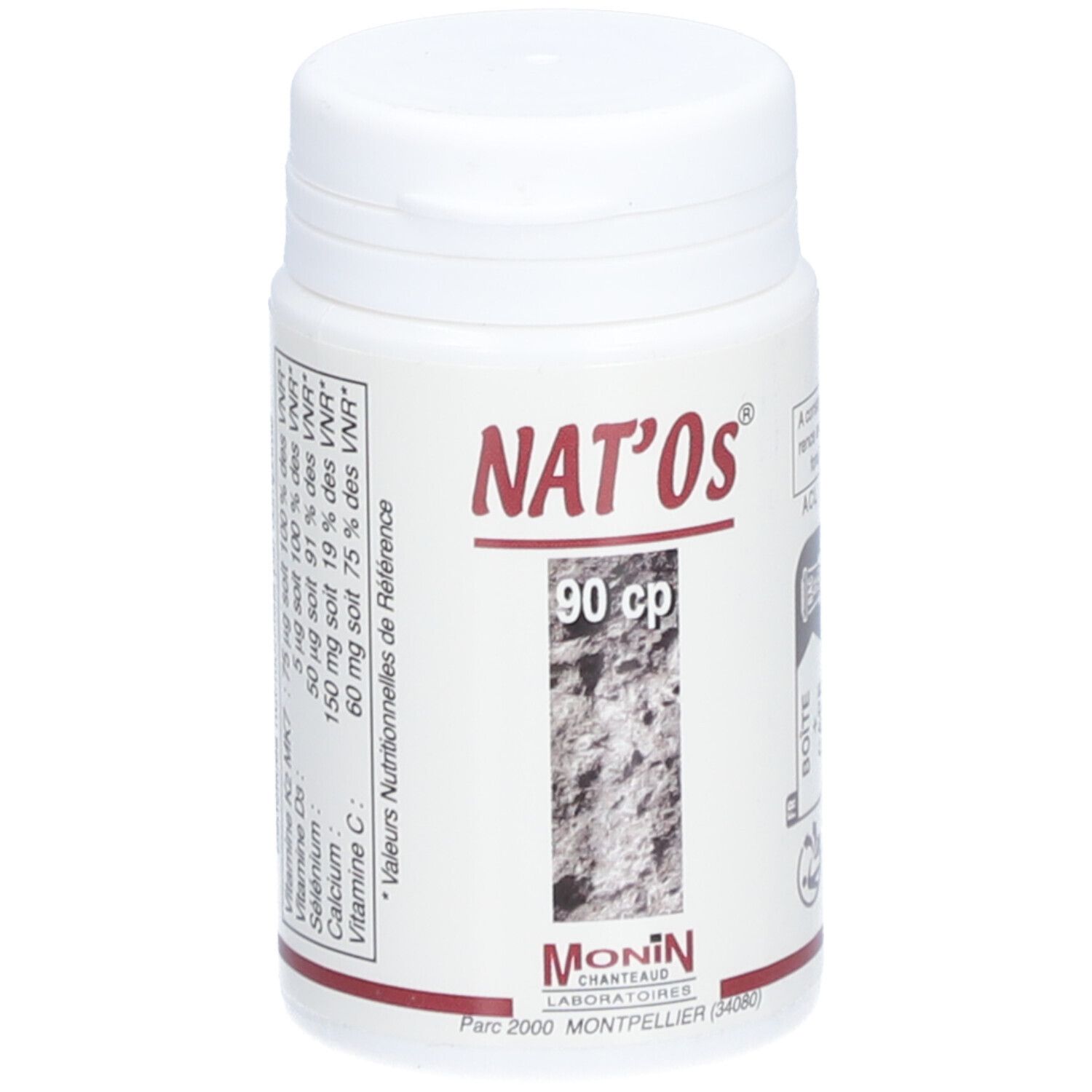 Monin Chanteaud Nat'os complément pour la structure osseuse