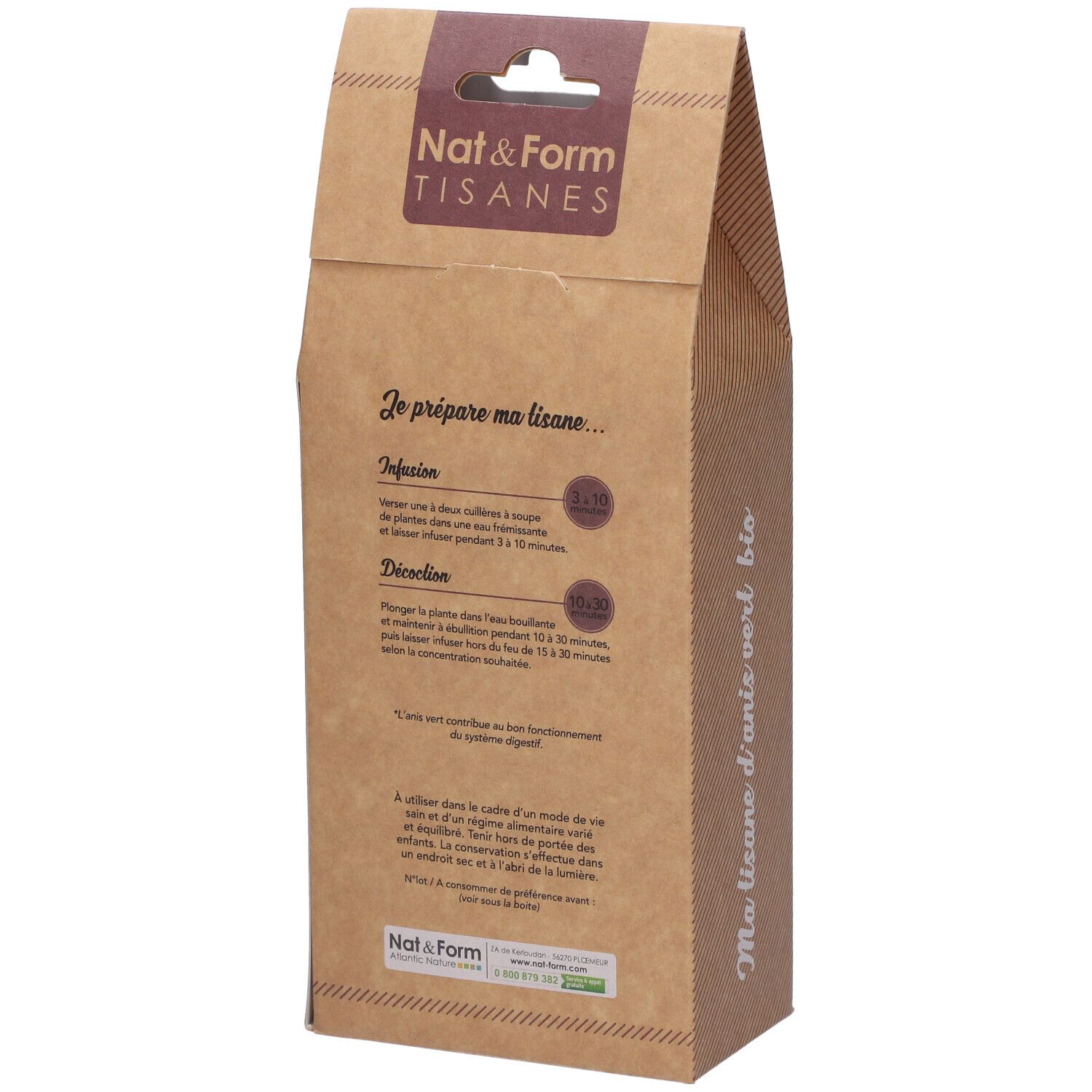 Nat&Form Tisane Anis vert bio