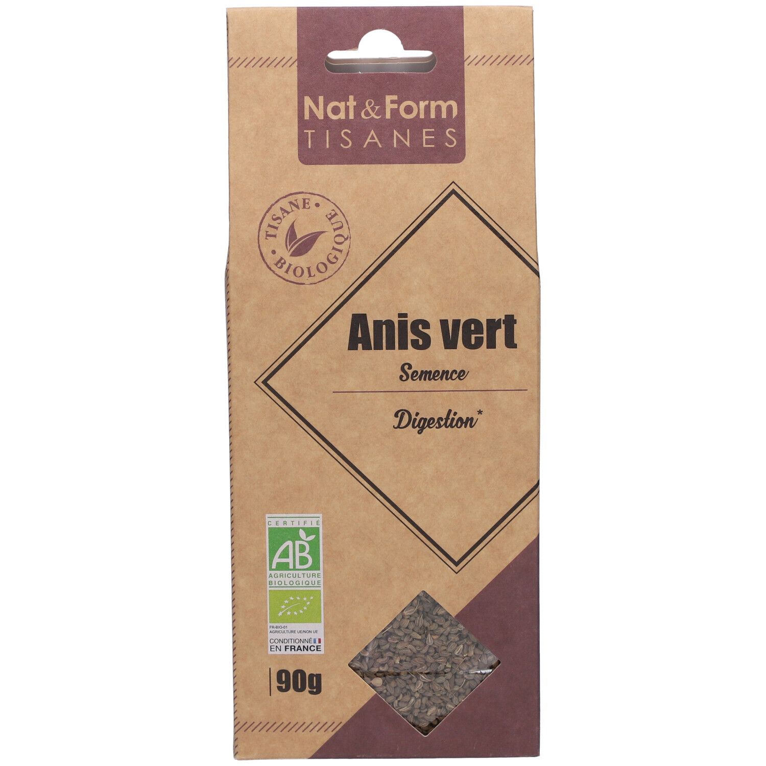 Nat&Form Tisane Anis vert bio