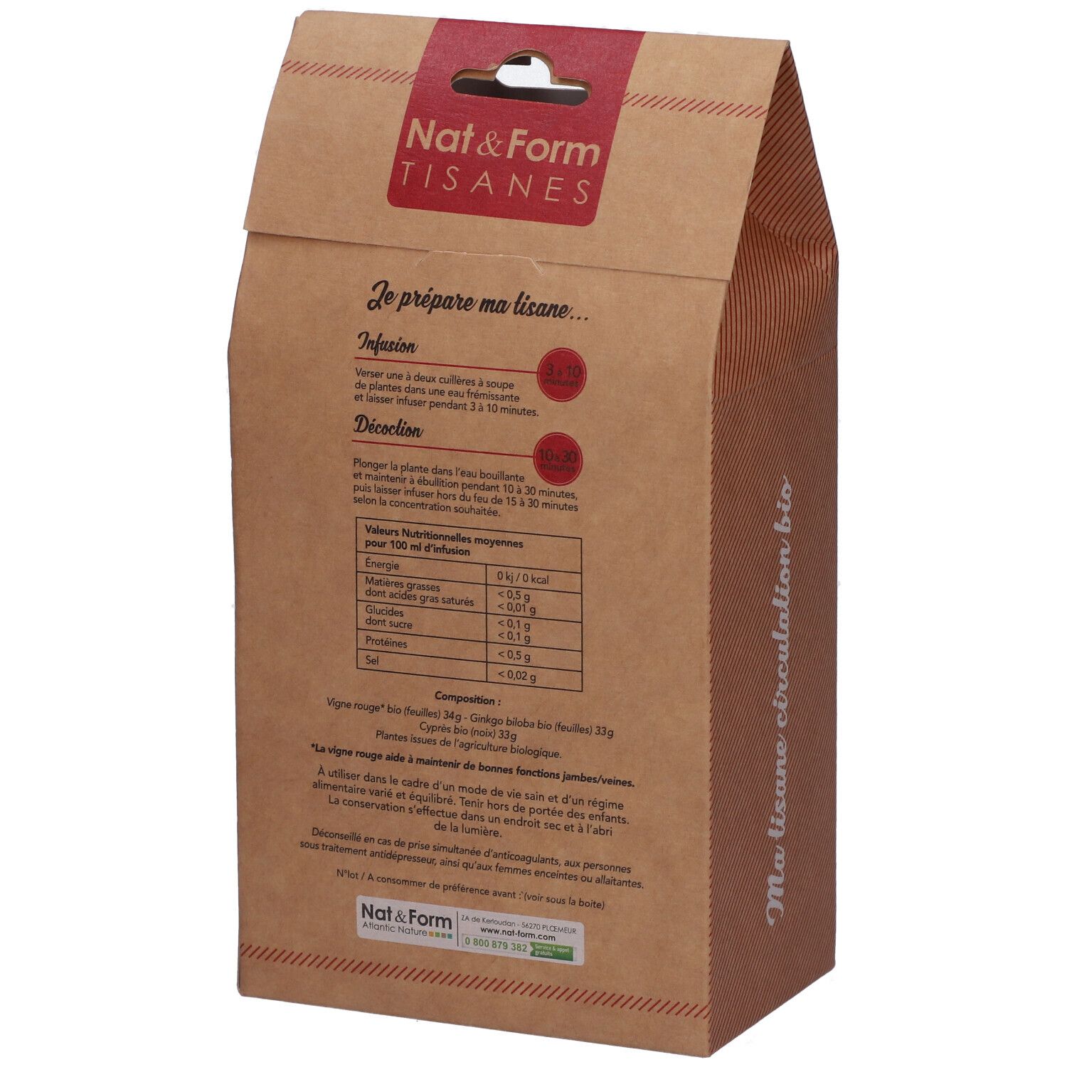 Nat&Form Tisane Circulation bio