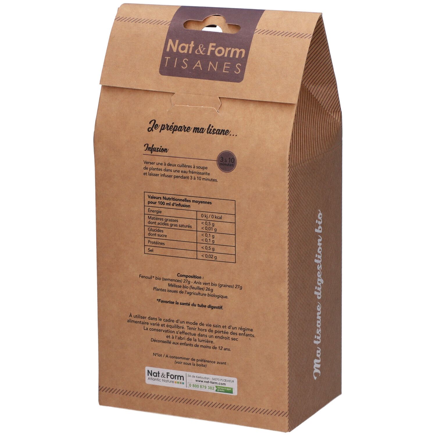 Nat&Form Tisane Digestion bio