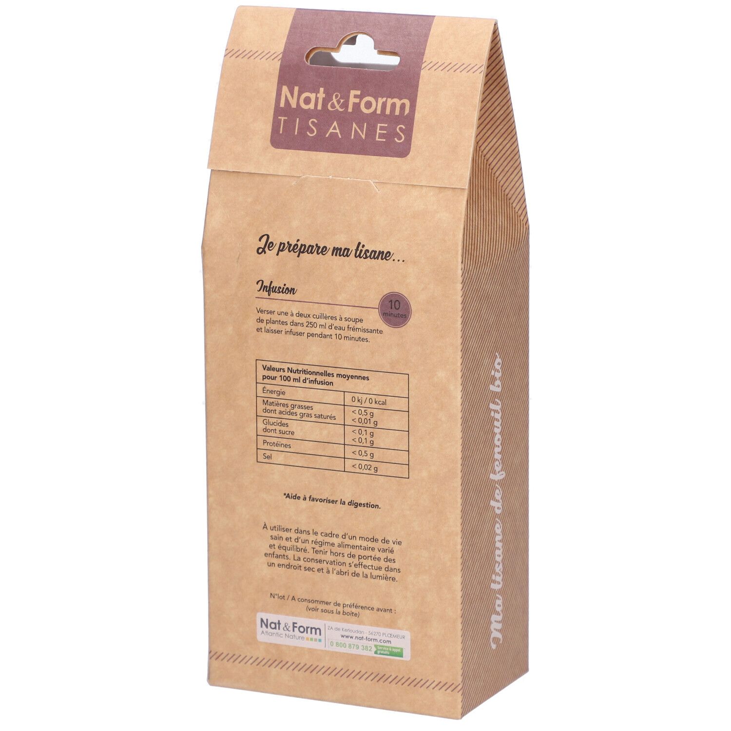Nat&Form Tisane Fenouil bio