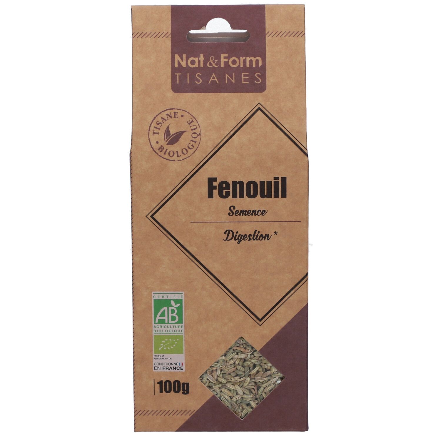 Nat&Form Tisane Fenouil bio