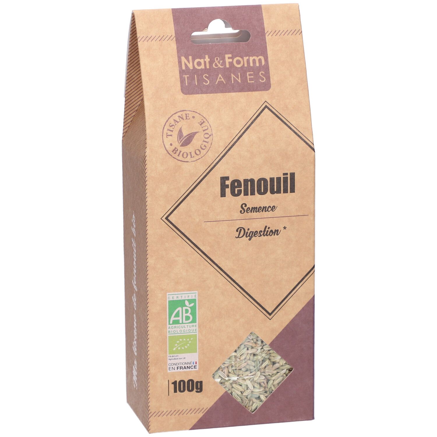 Nat&Form Tisane Fenouil bio