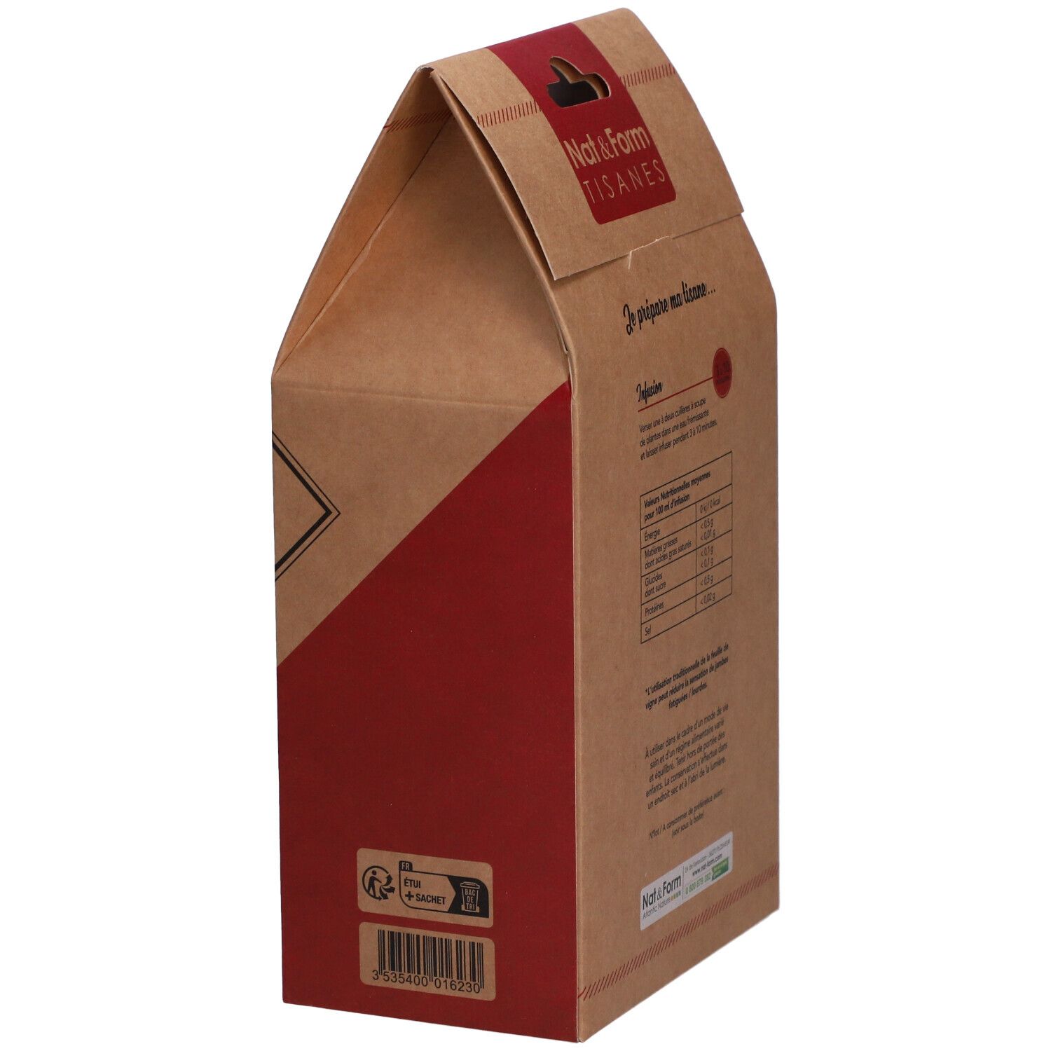 Nat&Form Tisane Vigne rouge bio
