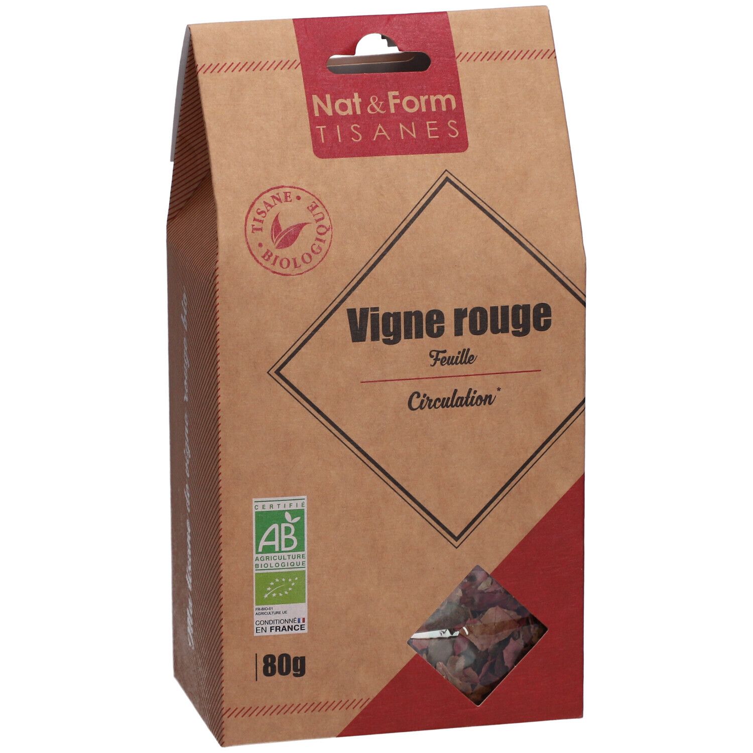 Nat&Form Tisane Vigne rouge bio