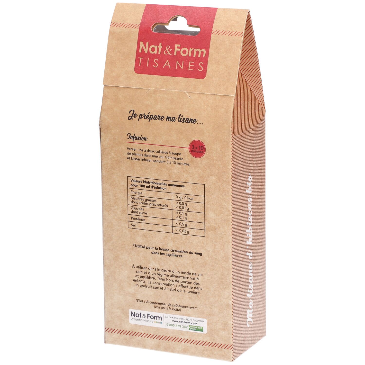 Nat&Form Tisane Hibiscus bio