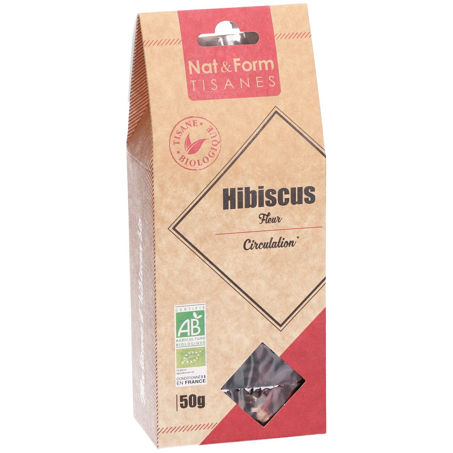 Nat&Form Tisane Hibiscus bio