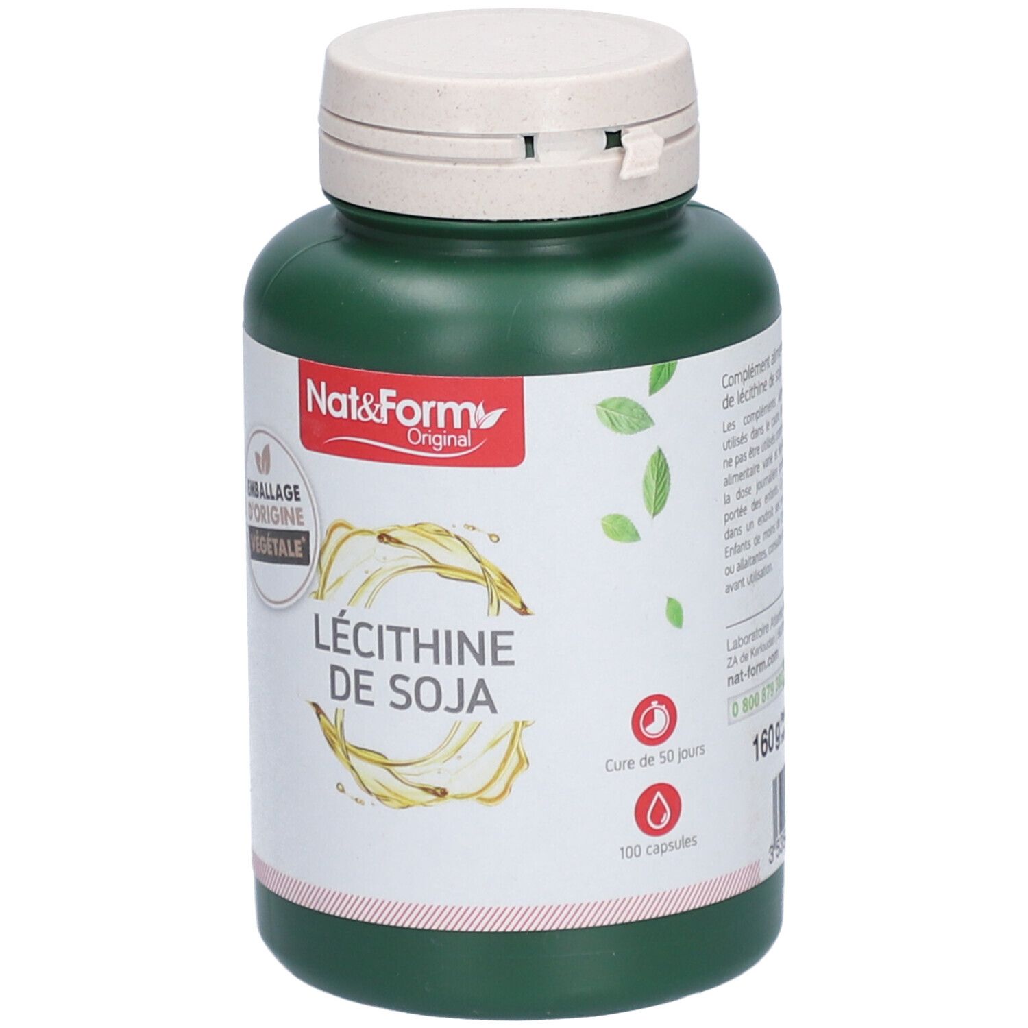 Nat&Form LÉCITHINE DE SOJA