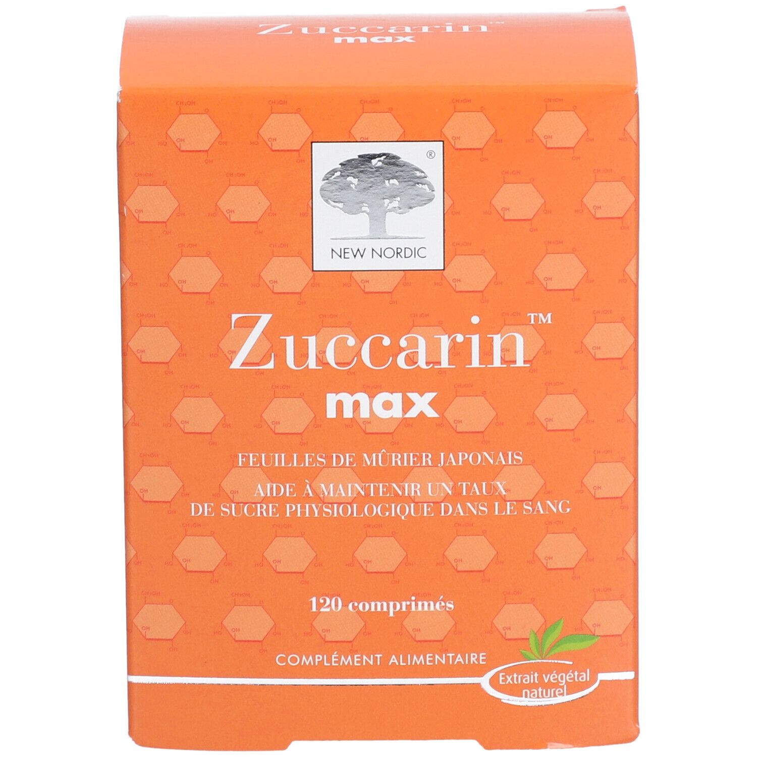 ZUCCARIN MAX - Comprimé, complément alimentaire à base de mûrier japonais.  - bt 120