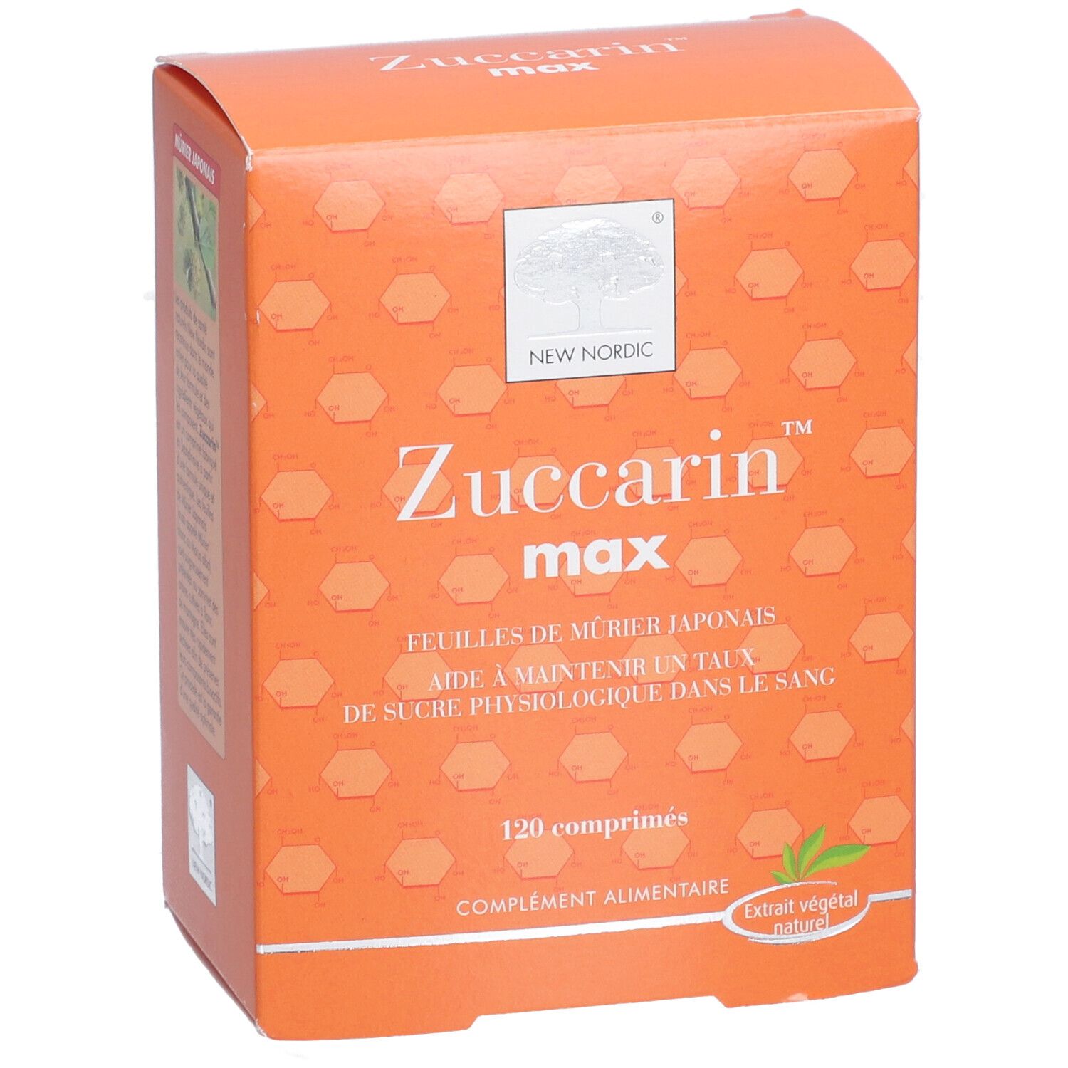 ZUCCARIN MAX - Comprimé, complément alimentaire à base de mûrier japonais.  - bt 120