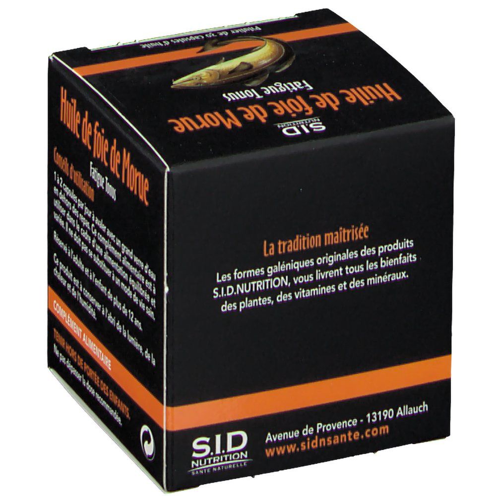 SID NUTRITION Huile de foie de Morue